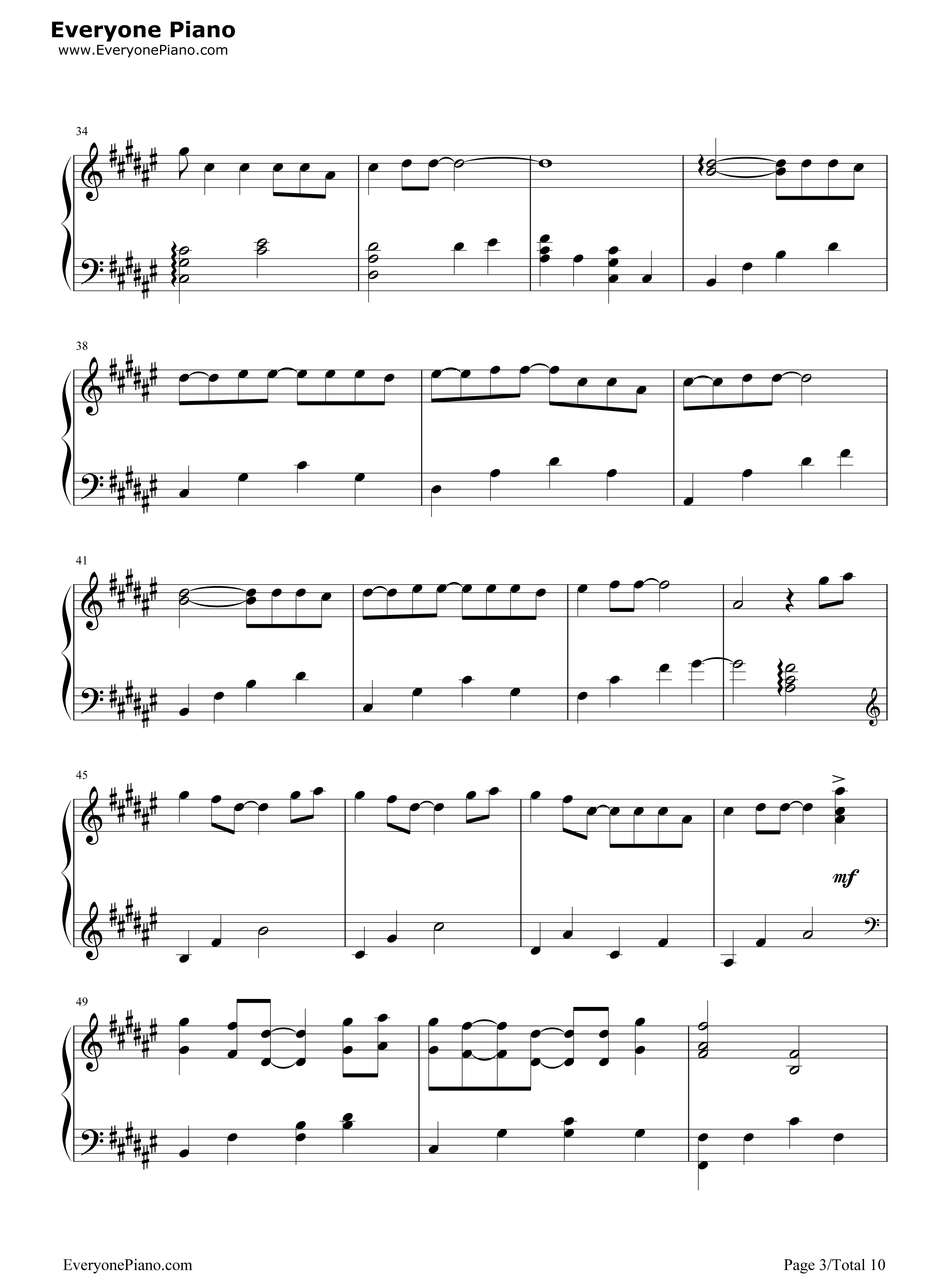 Secret_Base_~君がくれたもの~钢琴谱_ZONE