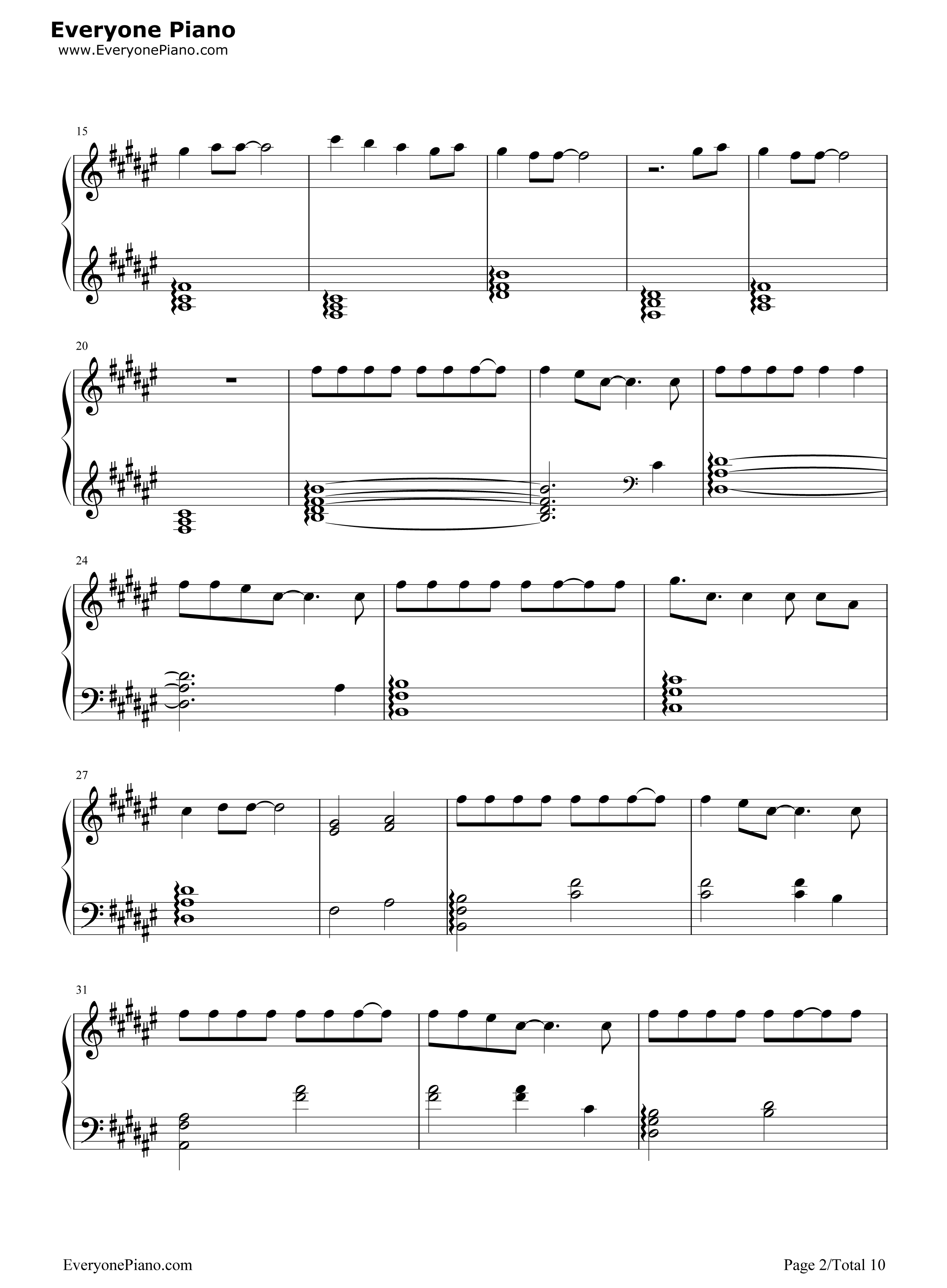 Secret_Base_~君がくれたもの~钢琴谱_ZONE