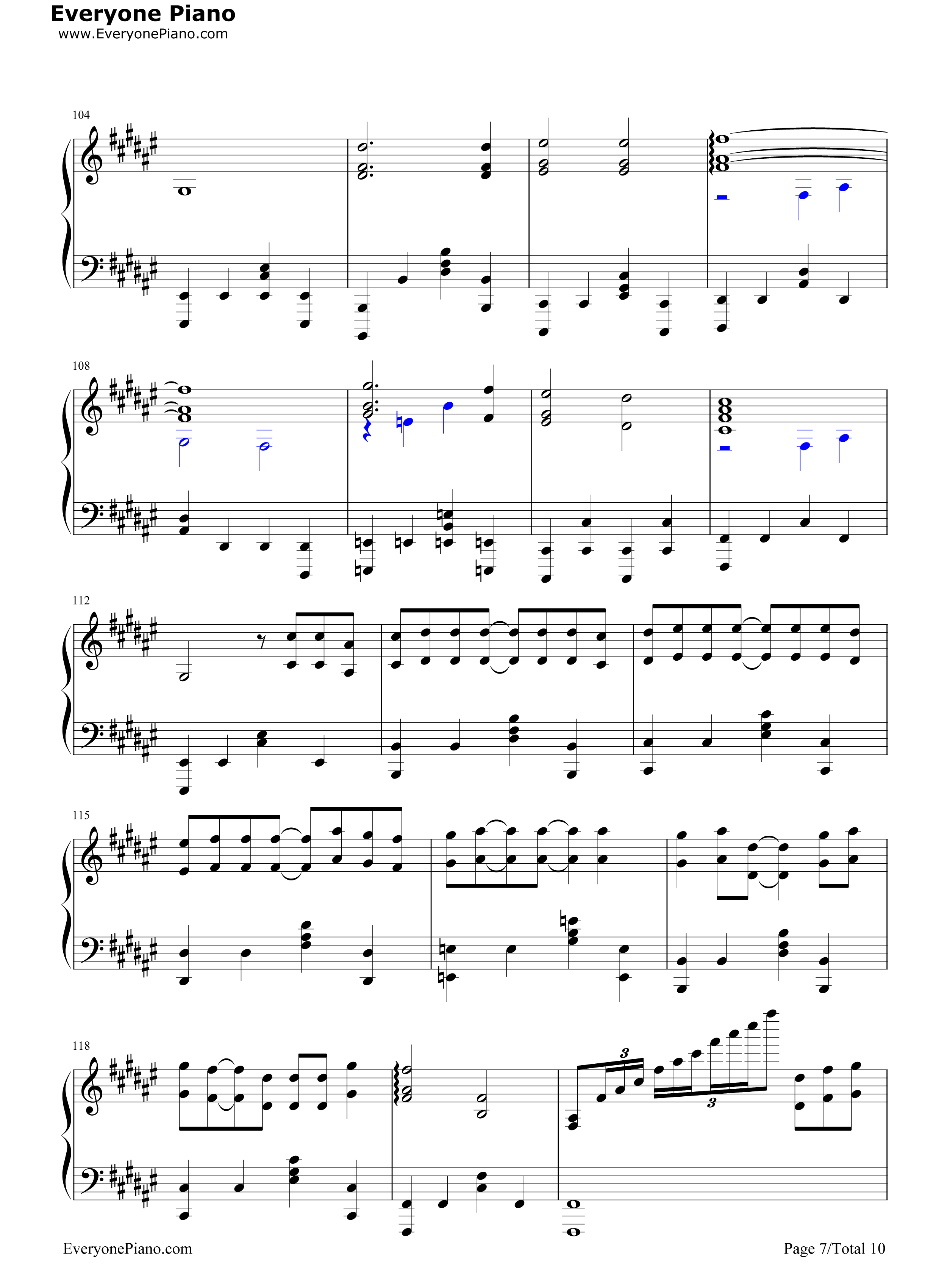 Secret_Base_~君がくれたもの~钢琴谱_ZONE