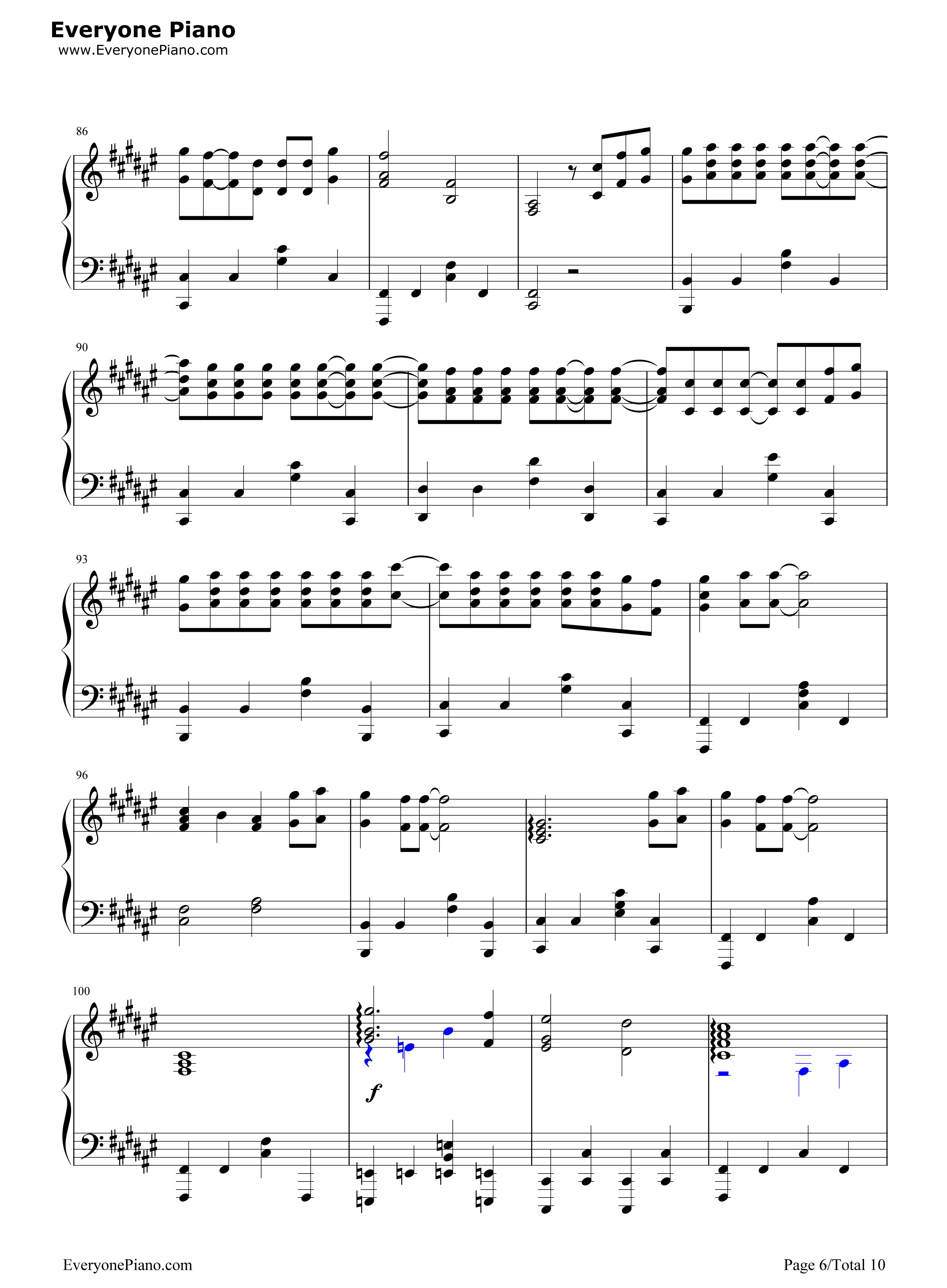 Secret_Base_~君がくれたもの~钢琴谱_ZONE