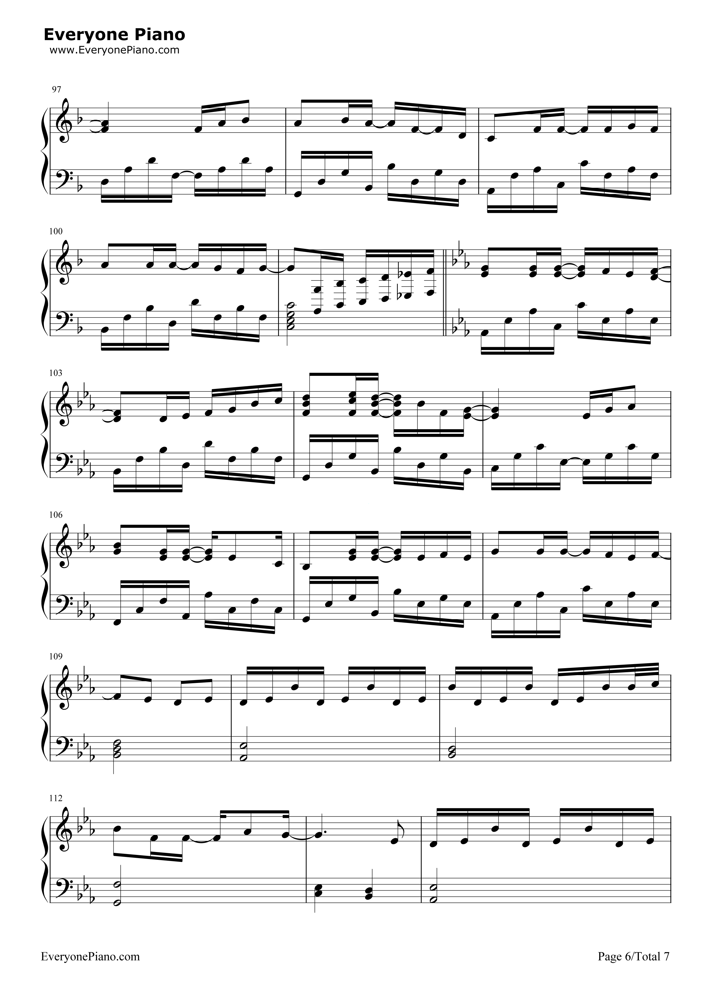 The_Letter钢琴谱_KIVΛ