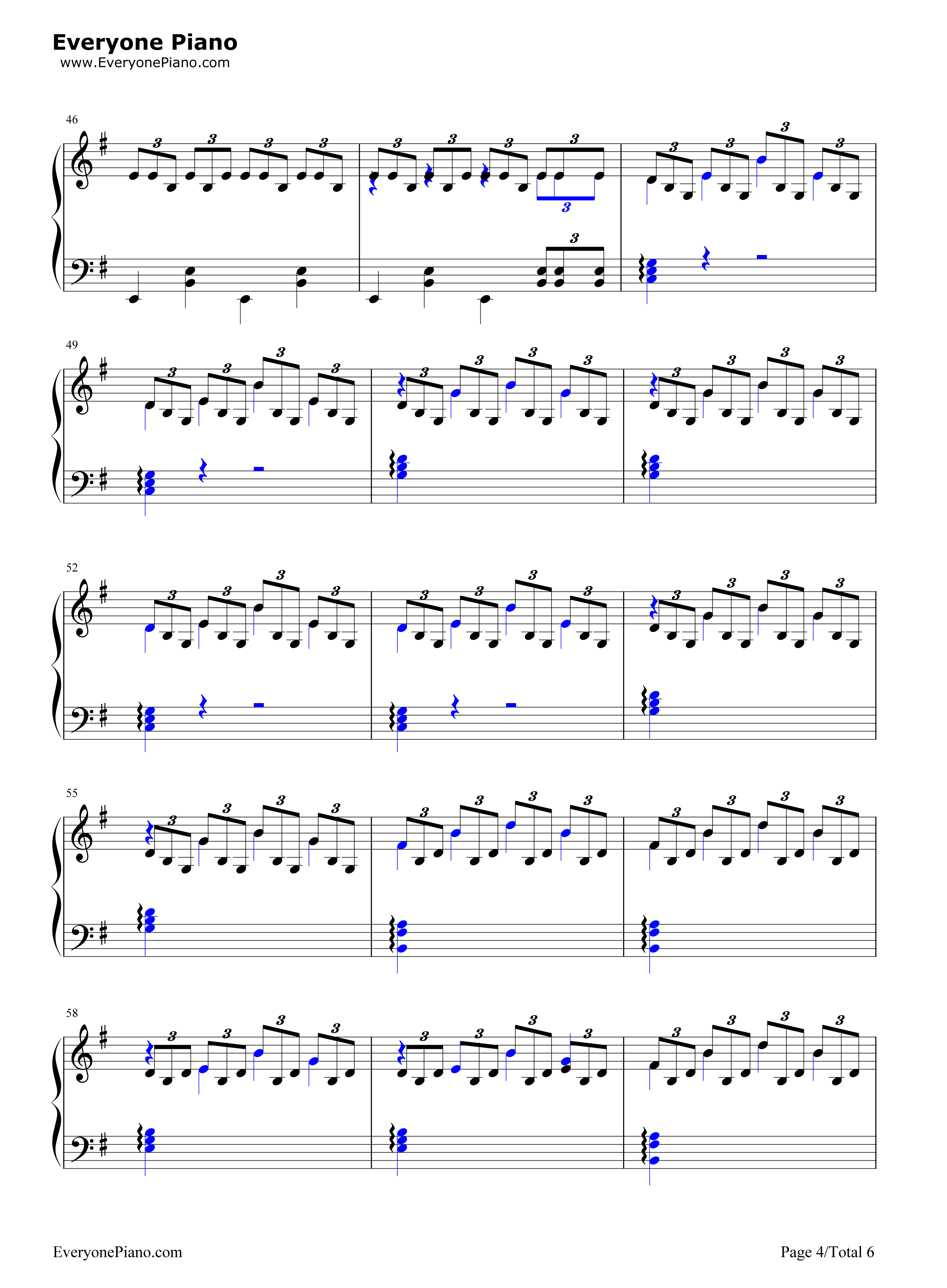 The_Last_of_Us钢琴谱_Gustavo_Santaolalla