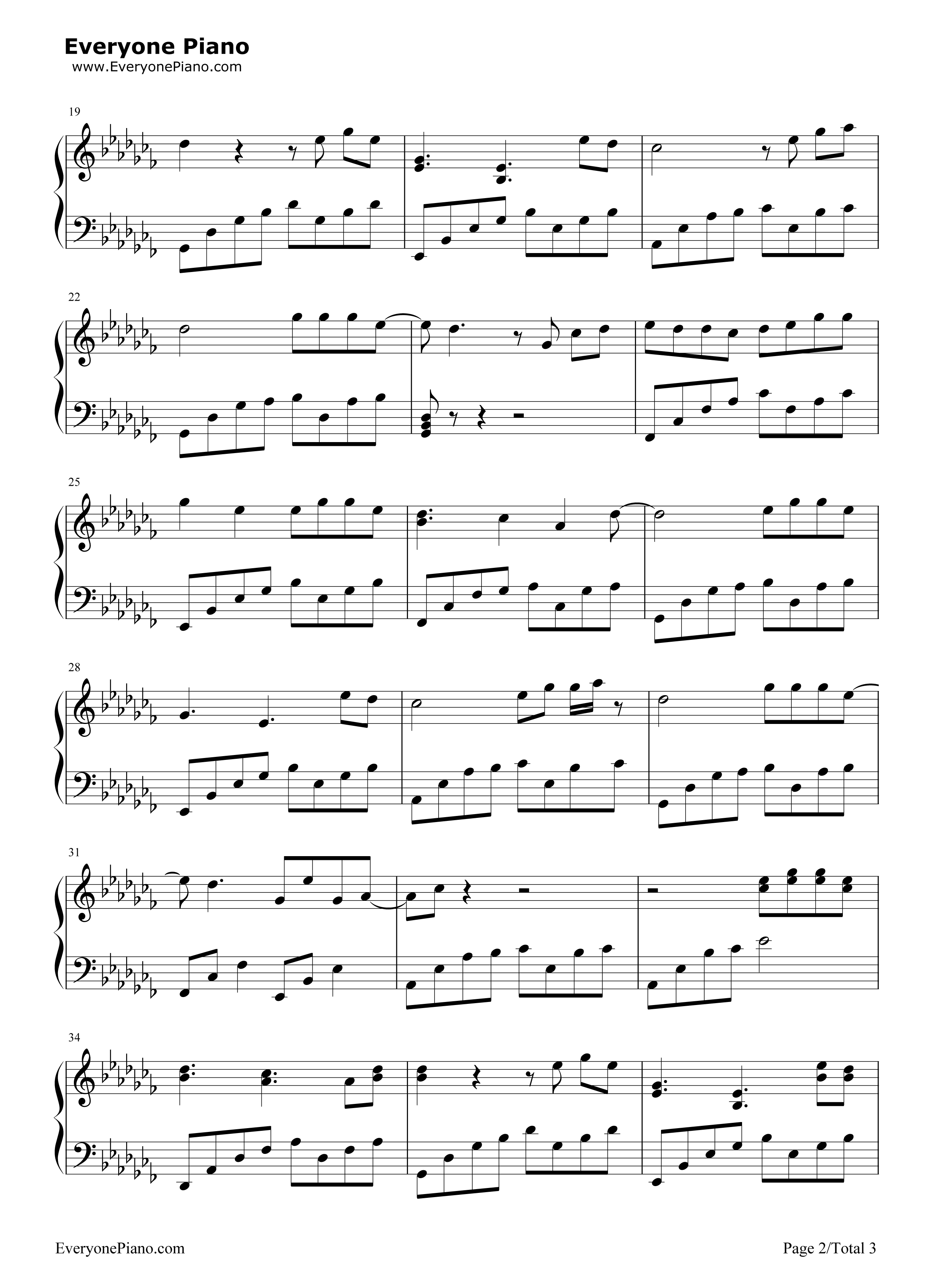 故梦钢琴谱_橙翼_双笙