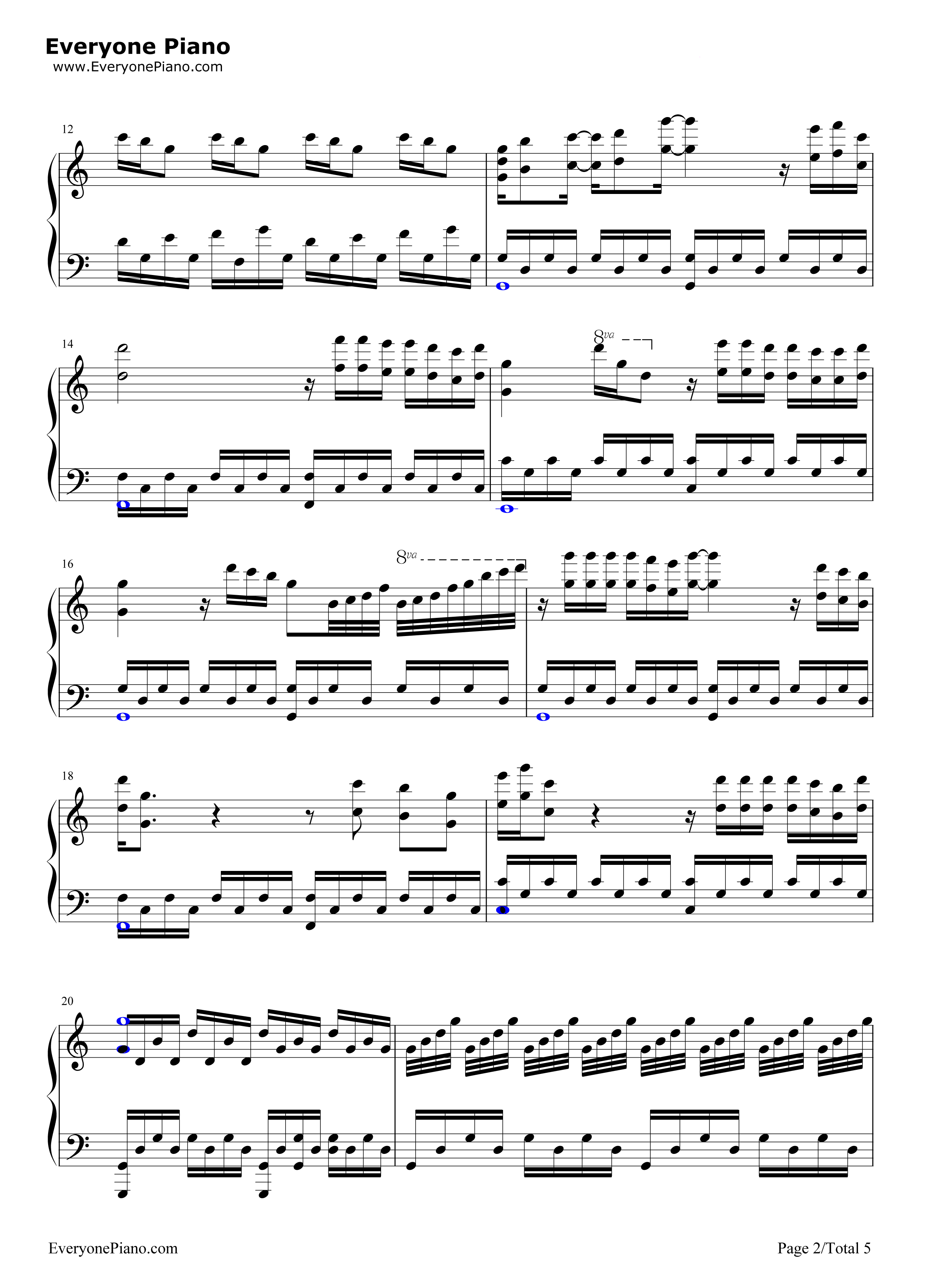 Deemo_Title_Song钢琴谱_Deemo