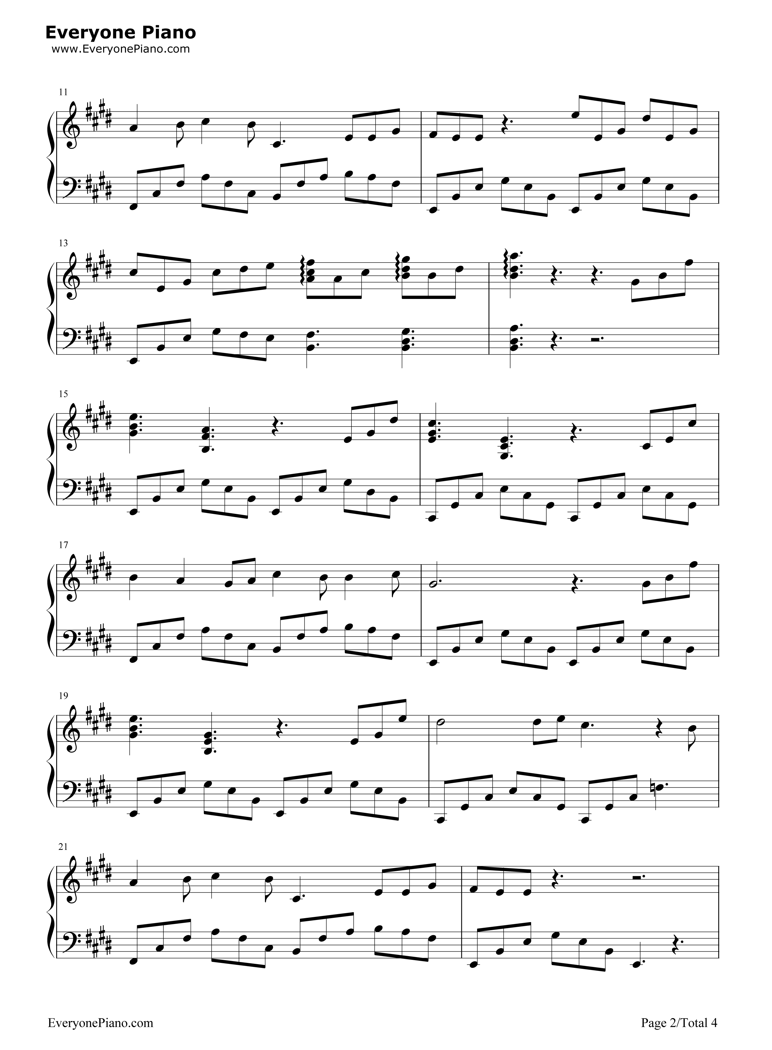 最长的旅途钢琴谱_李琦