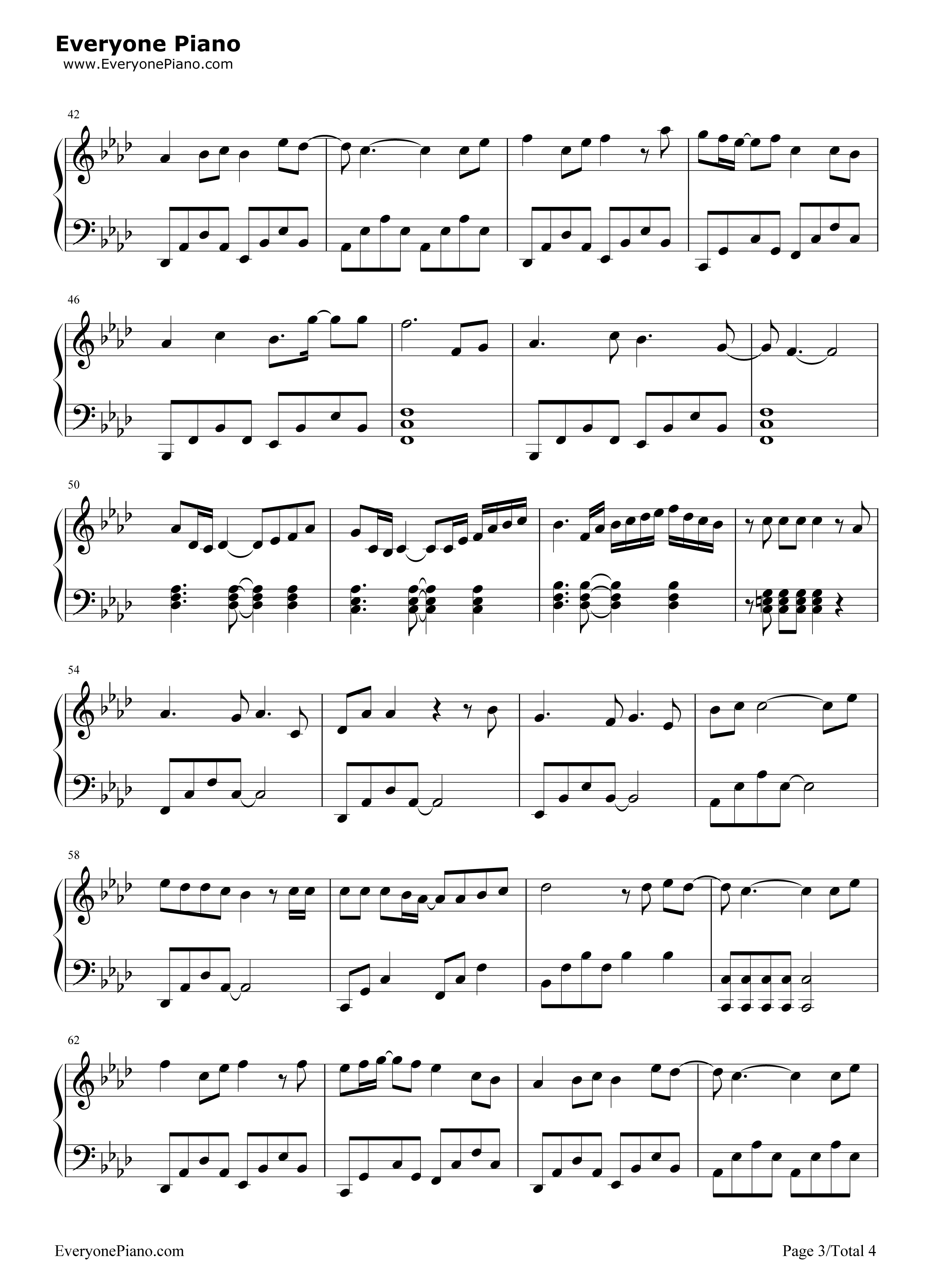 星辰大海是你钢琴谱_魏晨