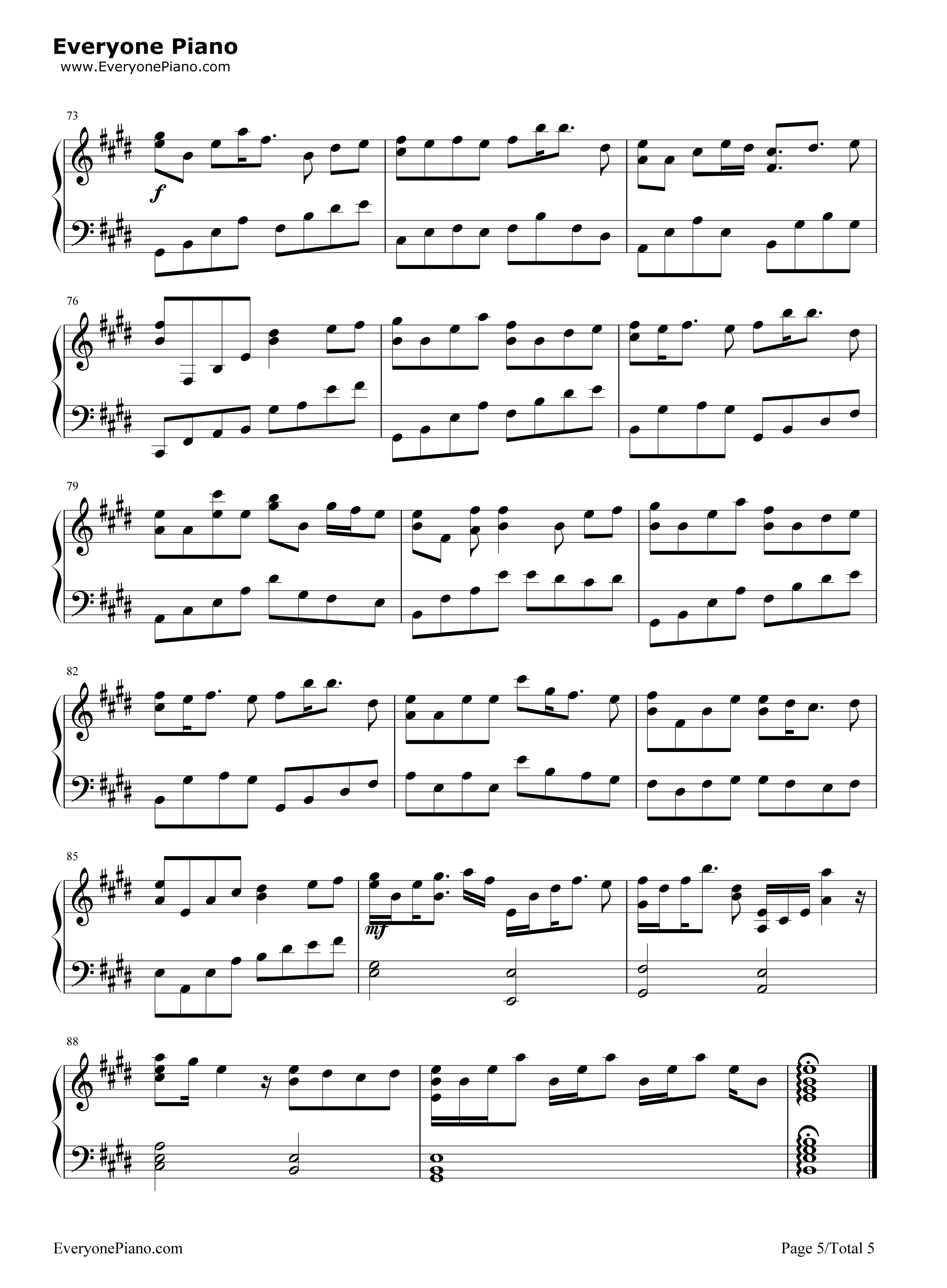 帰るから钢琴谱_Blue_Drops