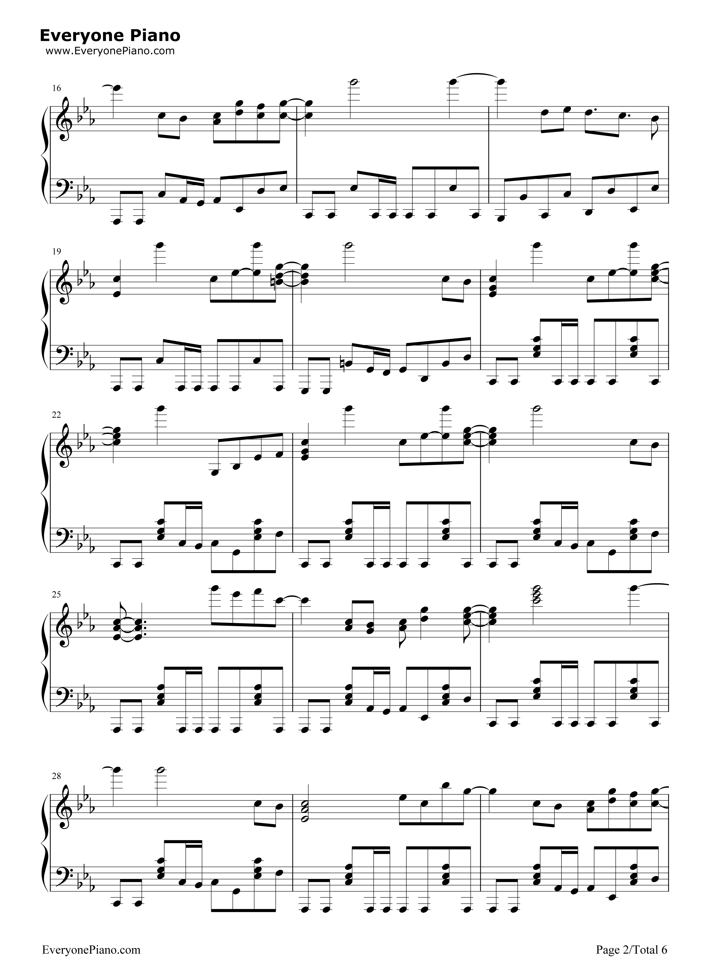 神様お願い钢琴谱_ハナエ（EMI音乐）