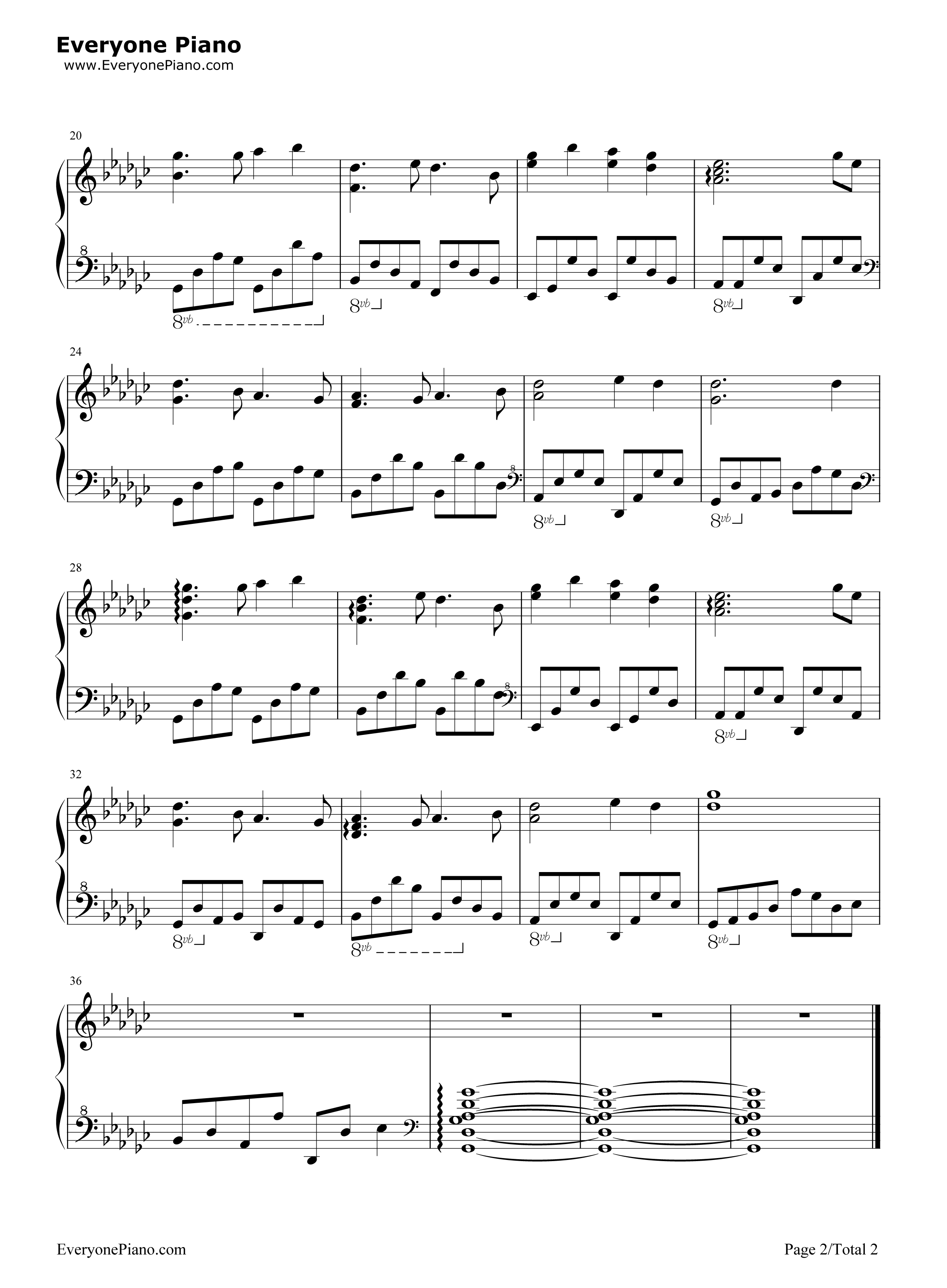 黄昏尼罗河钢琴谱_孙晔