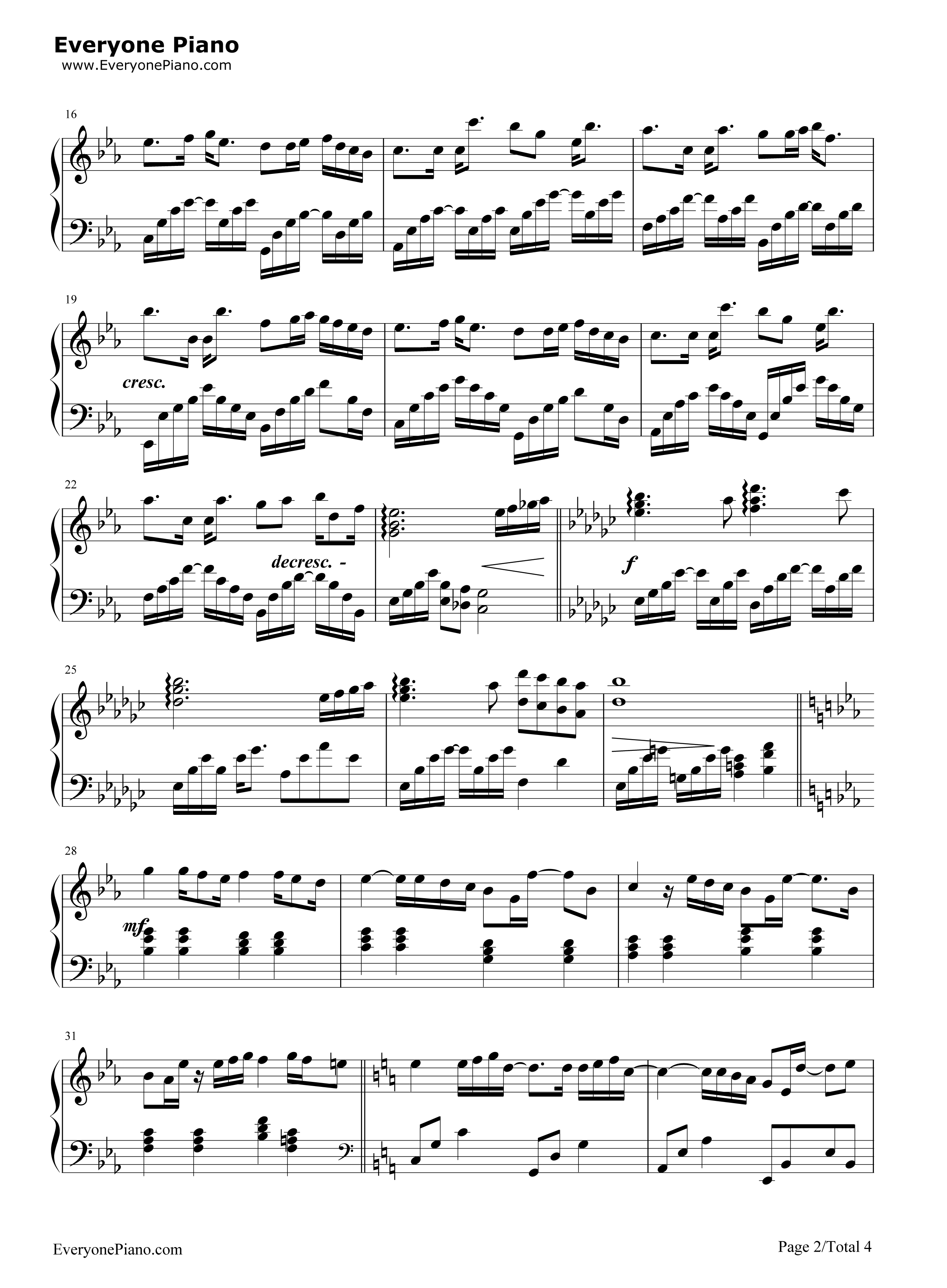 被风吹过的夏天钢琴谱_金莎_林俊杰