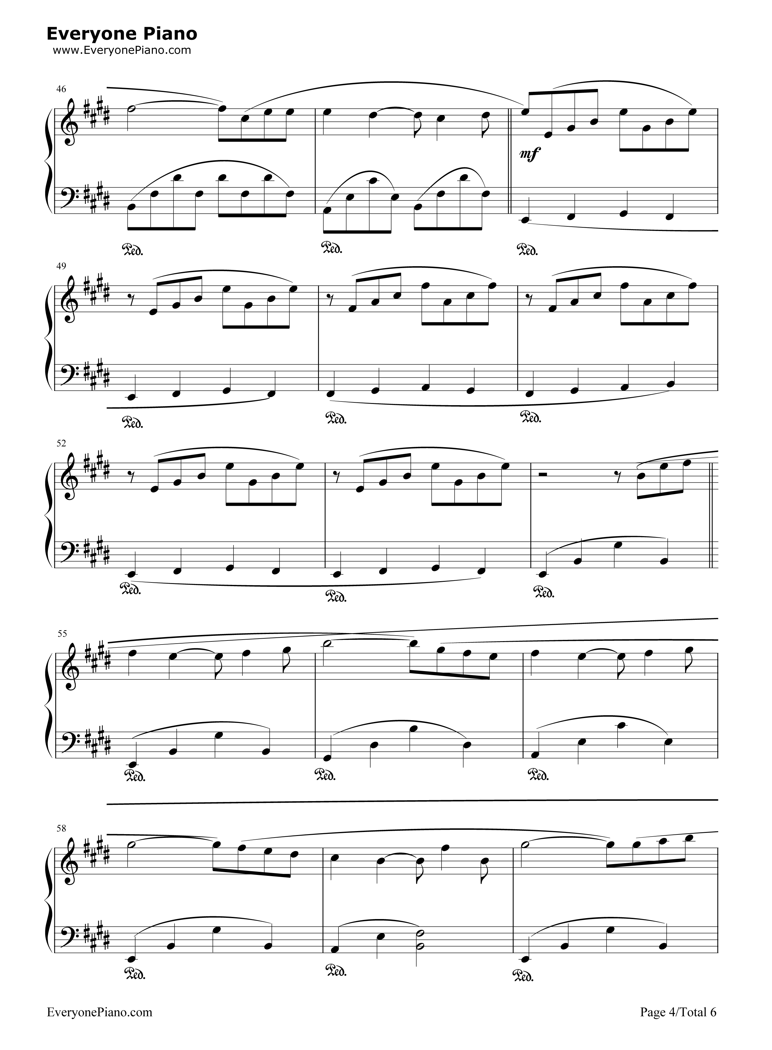 痛苦的心钢琴谱_克莱德曼