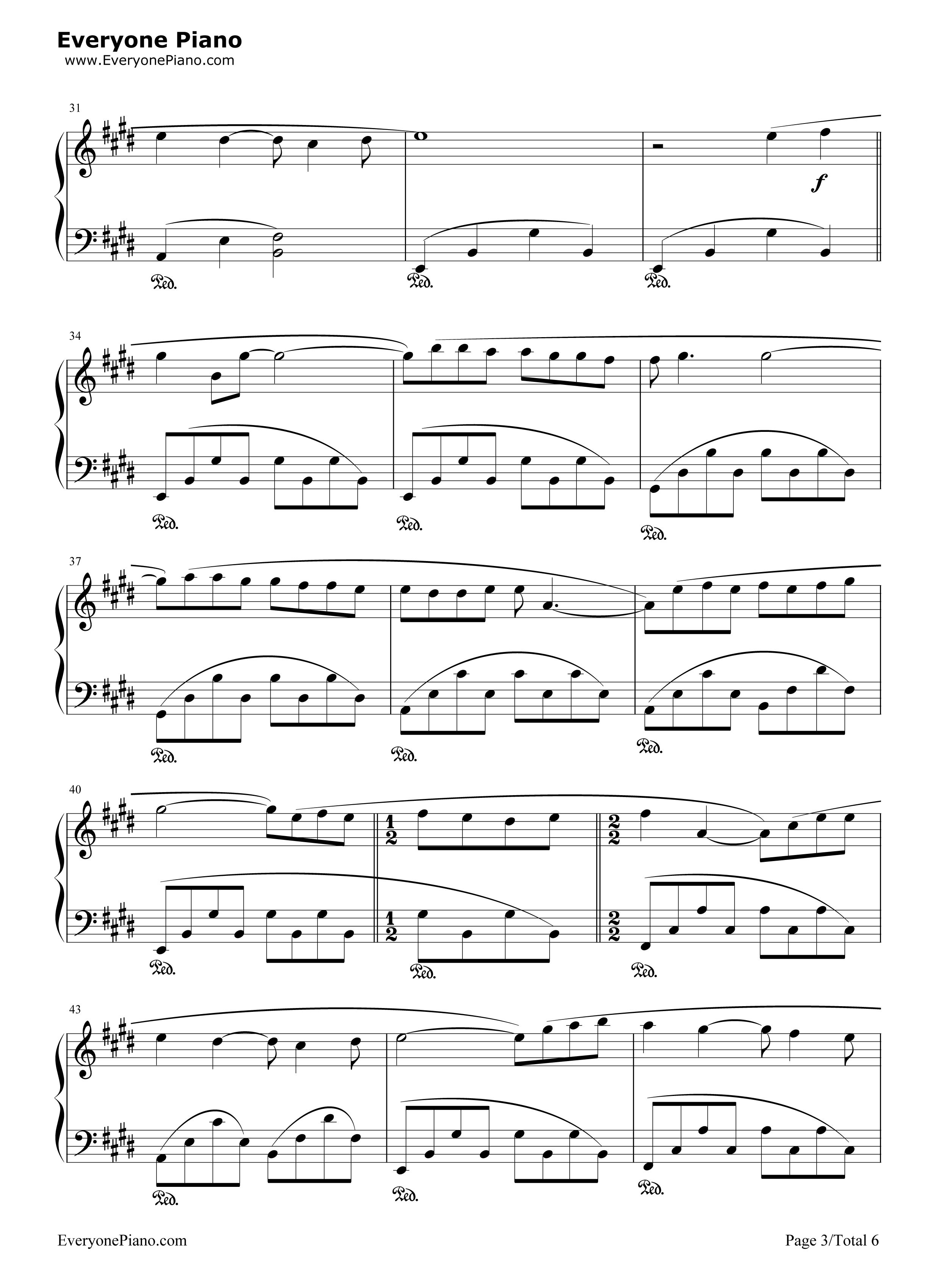 痛苦的心钢琴谱_克莱德曼