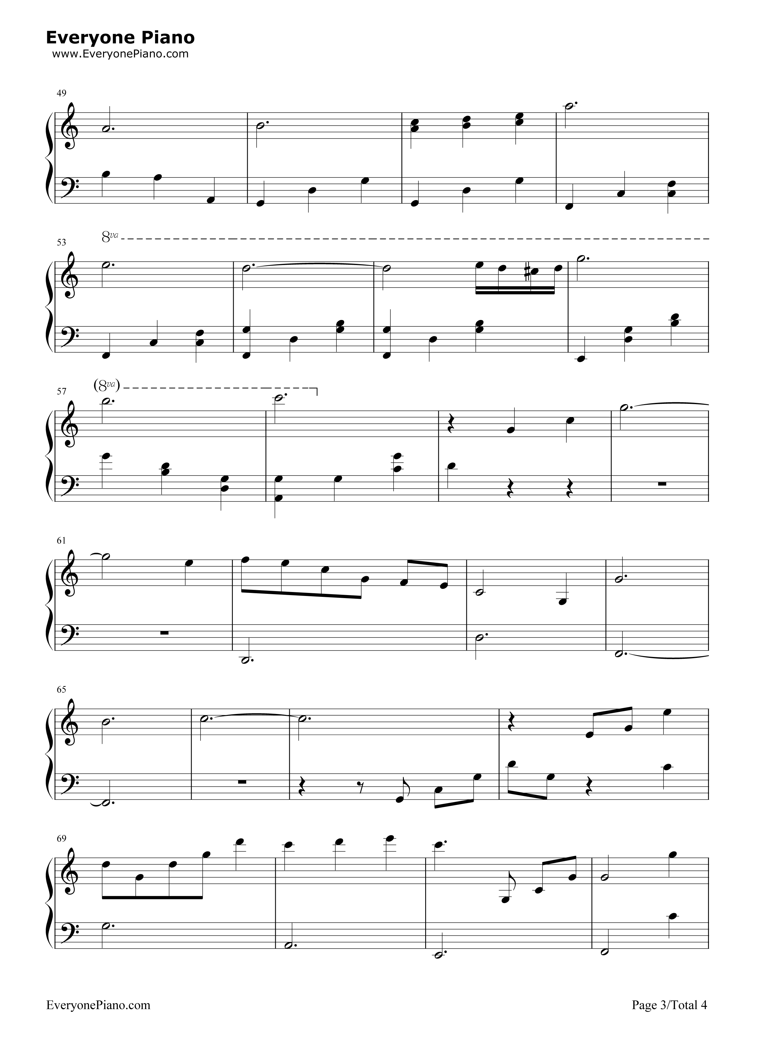 私の嘘_PianoSolo钢琴谱_横山克