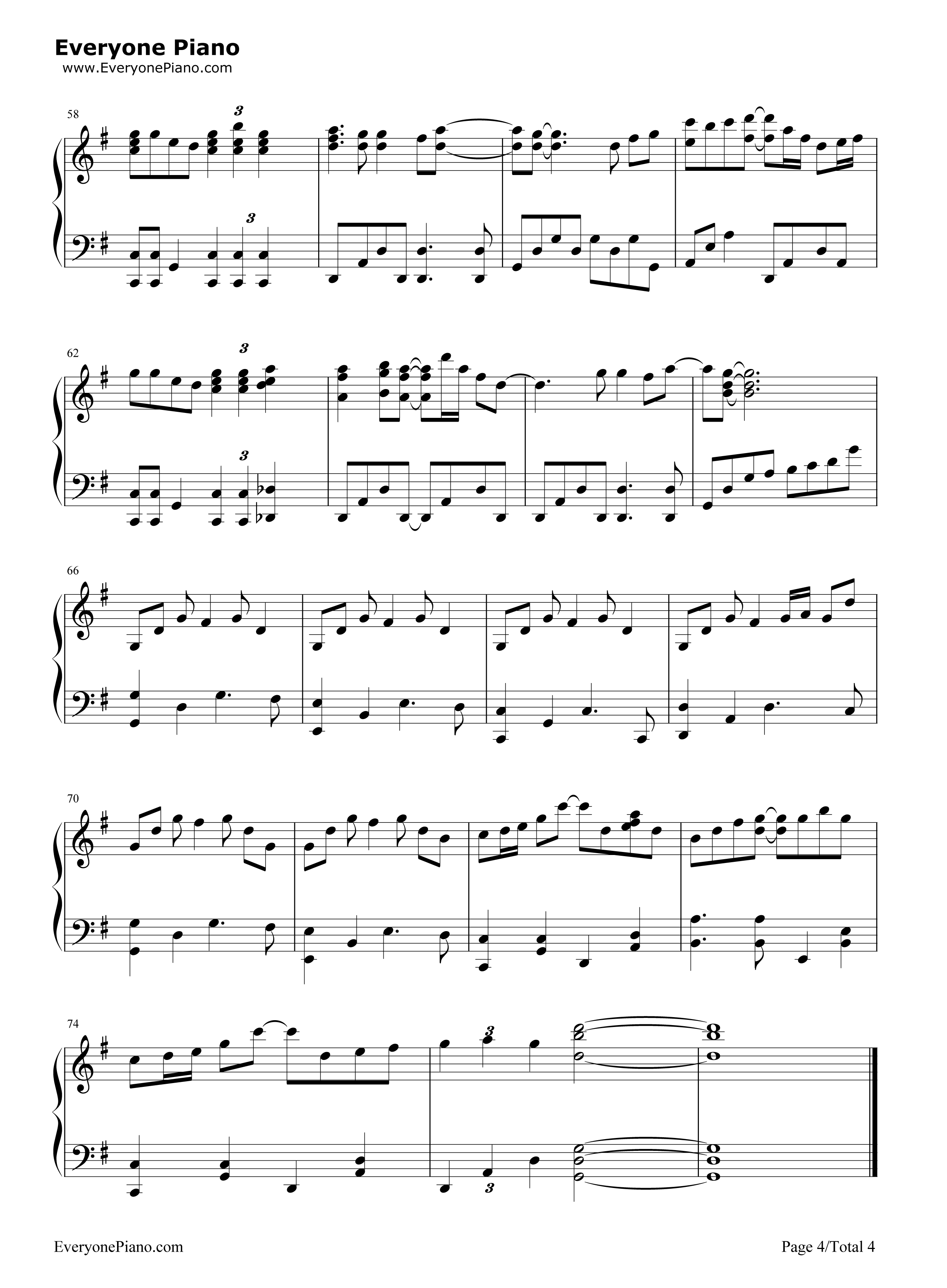 很想讨厌你钢琴谱_林夏微