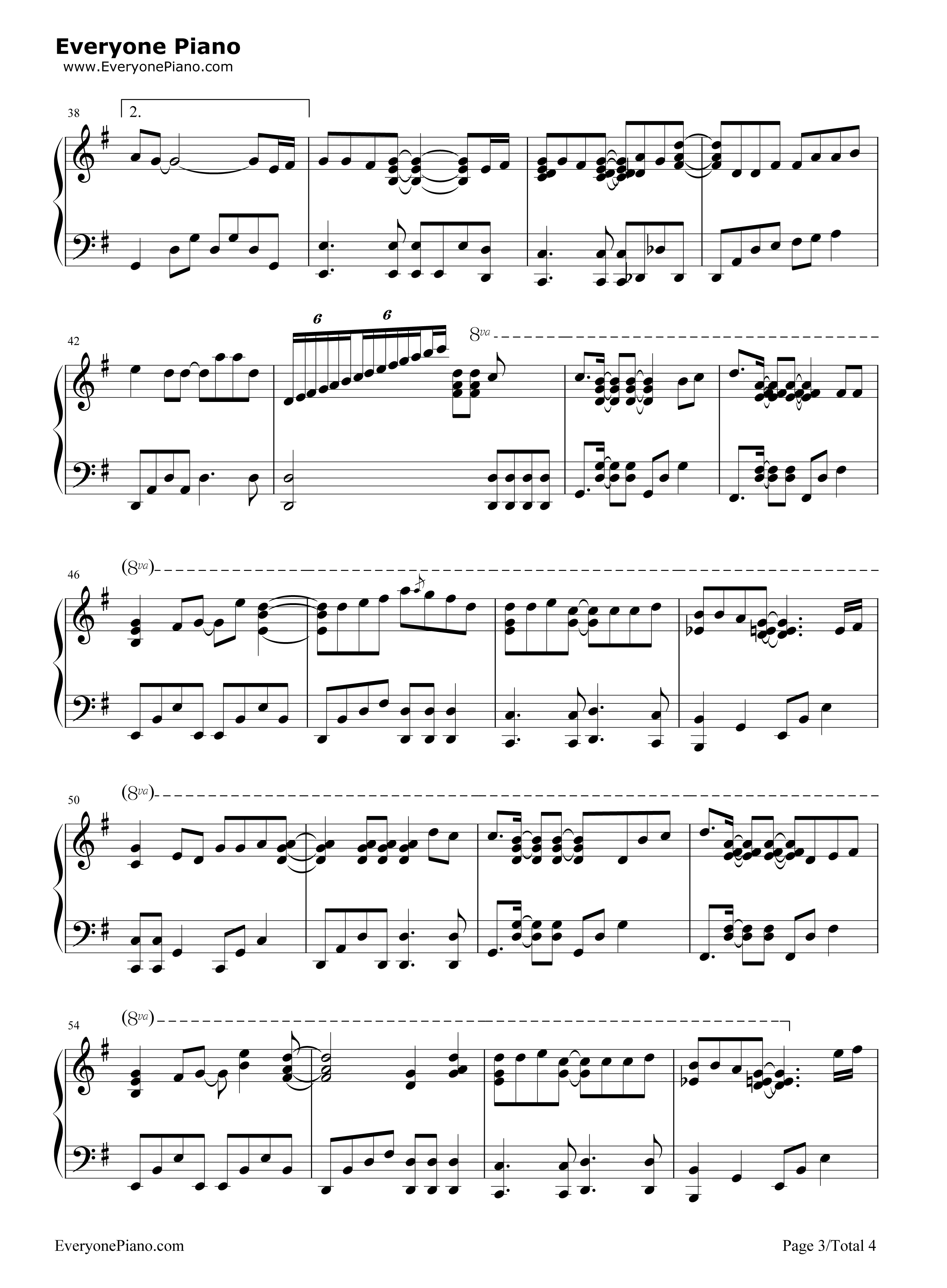 很想讨厌你钢琴谱_林夏微