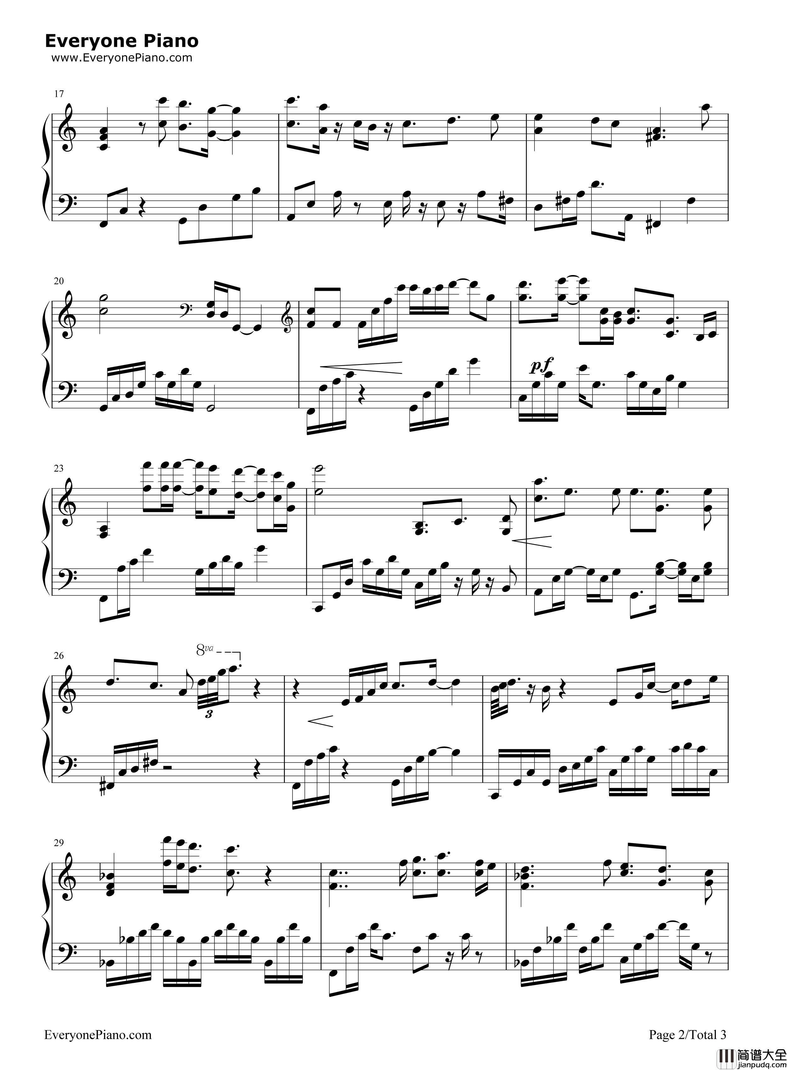 保护色钢琴谱_苏亦承