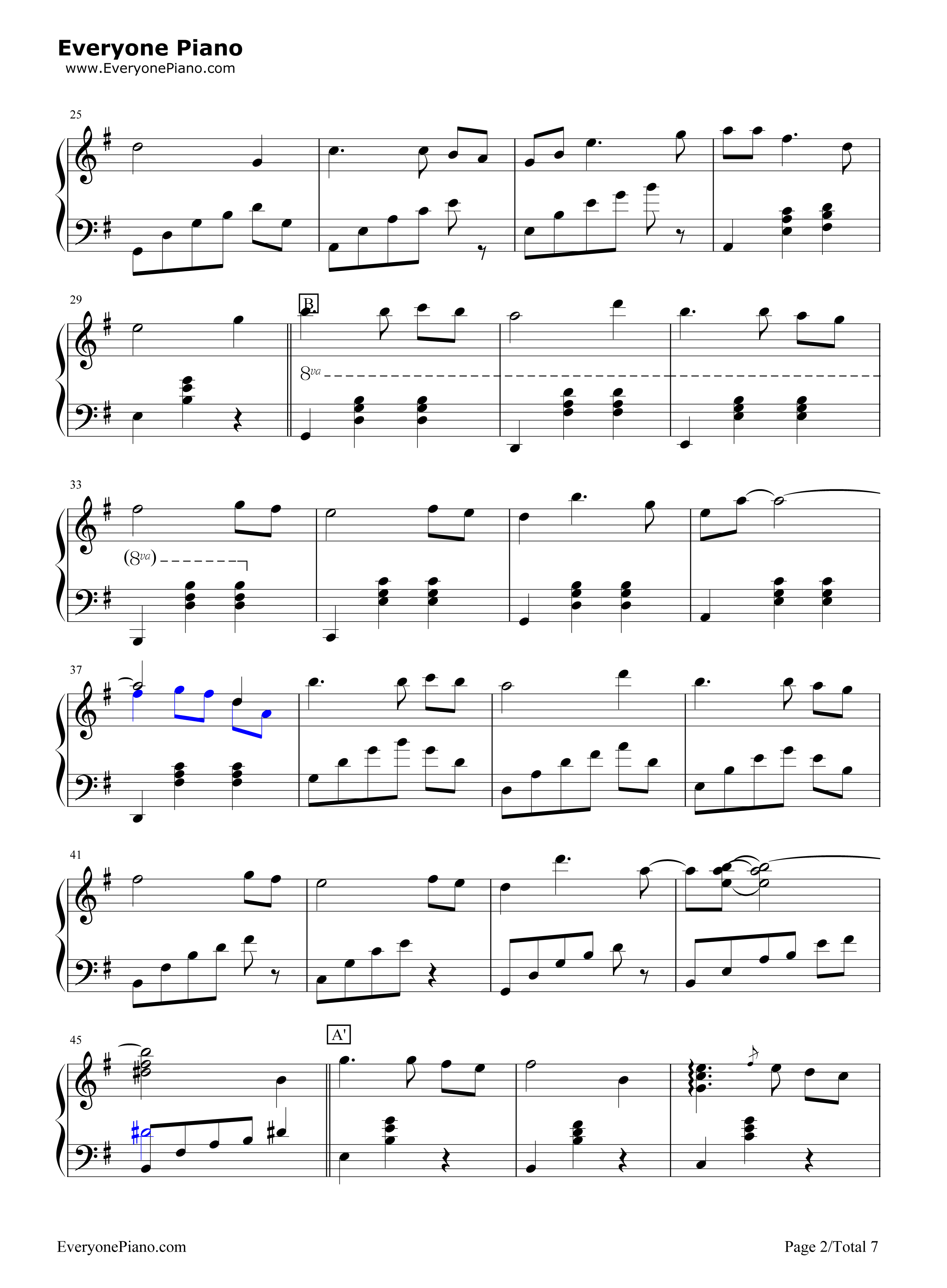 别了夏天钢琴谱_手嶌葵