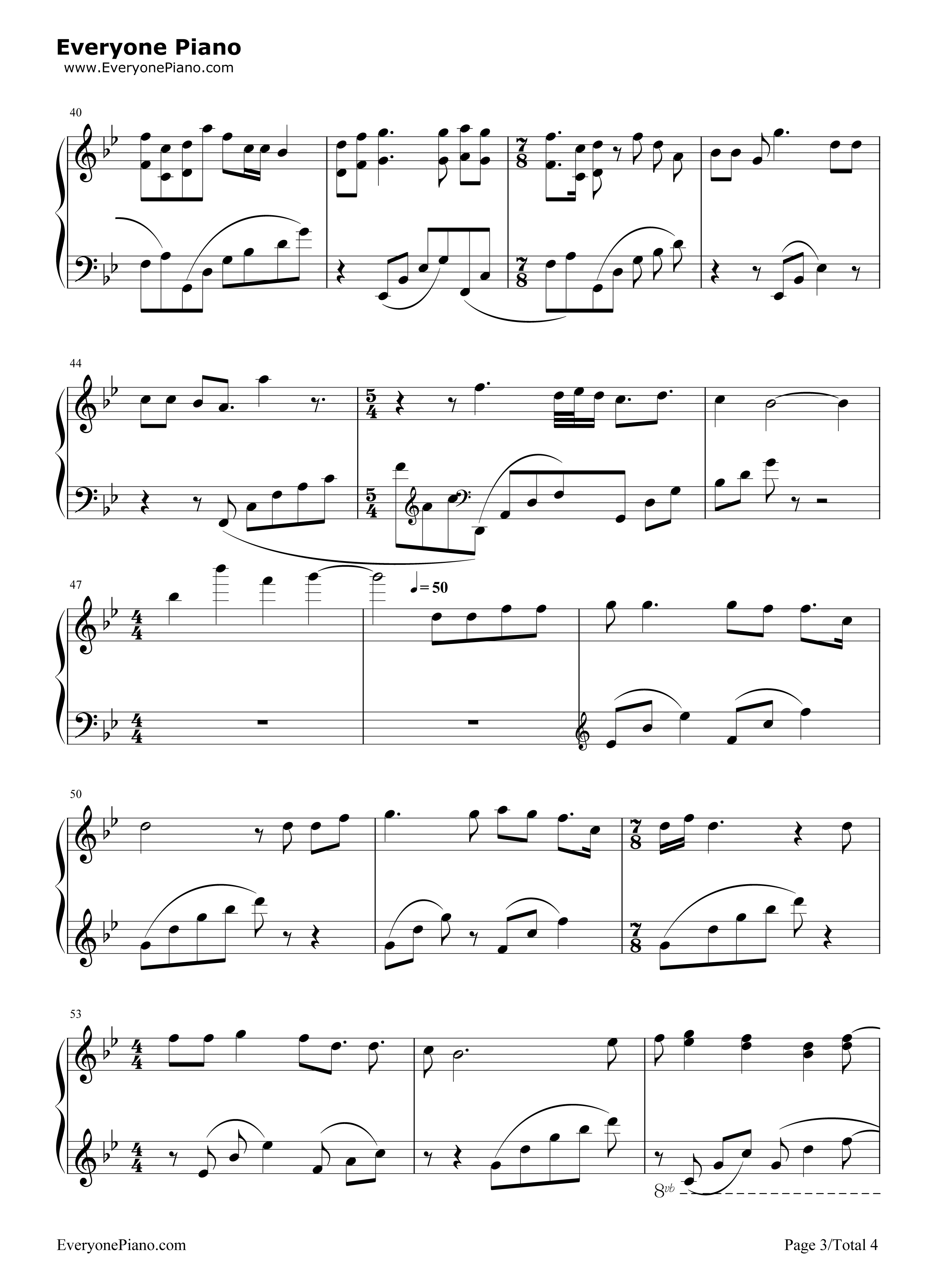 千年风雅钢琴谱_周子雷