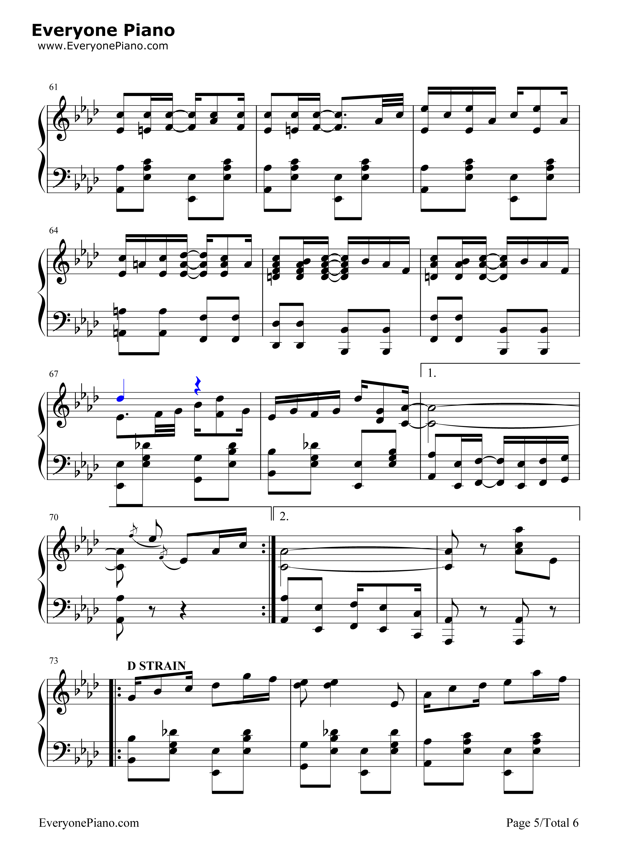 Peacherine_Rag钢琴谱_Scott_Joplin