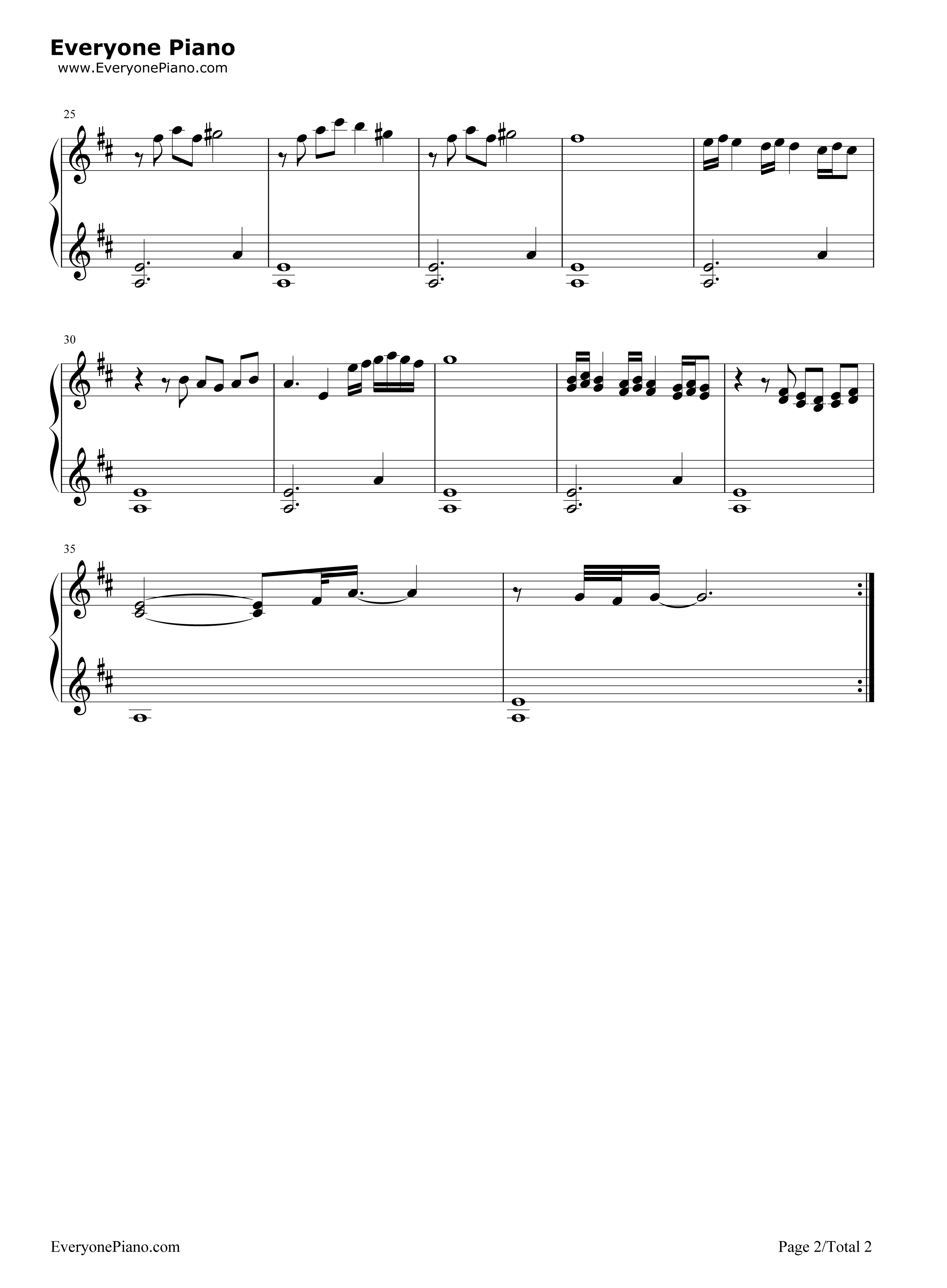 Forest_Haven钢琴谱_永田権太