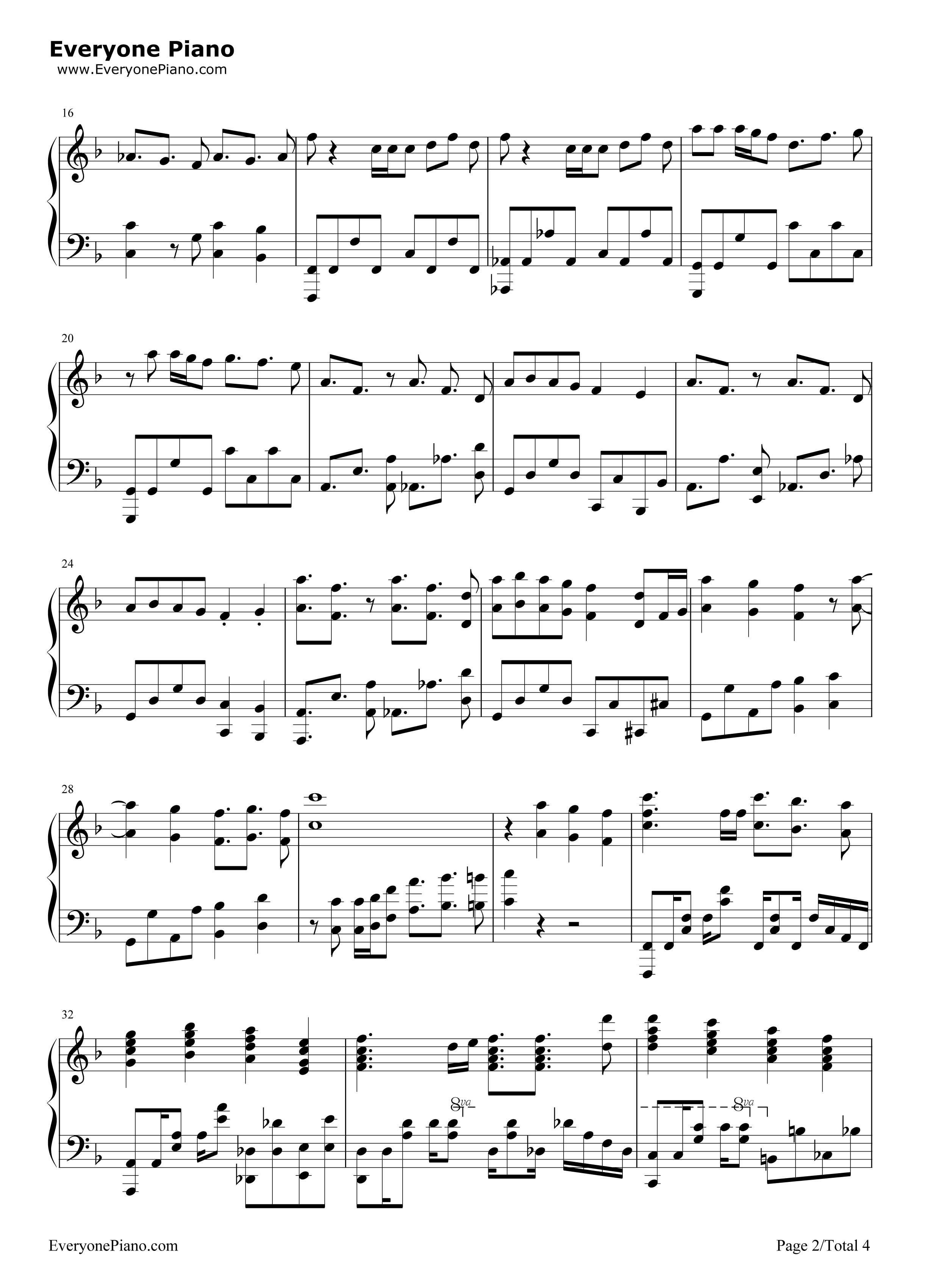 ぼなぺてぃーと♡S钢琴谱_Blend·A