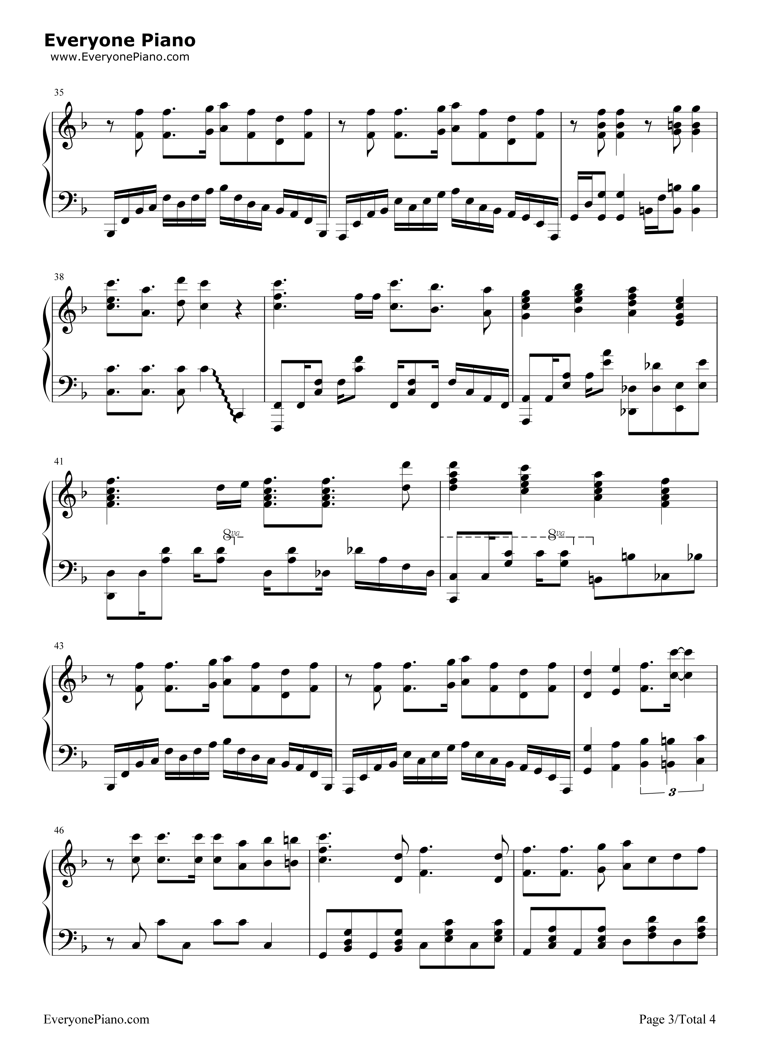 ぼなぺてぃーと♡S钢琴谱_Blend·A