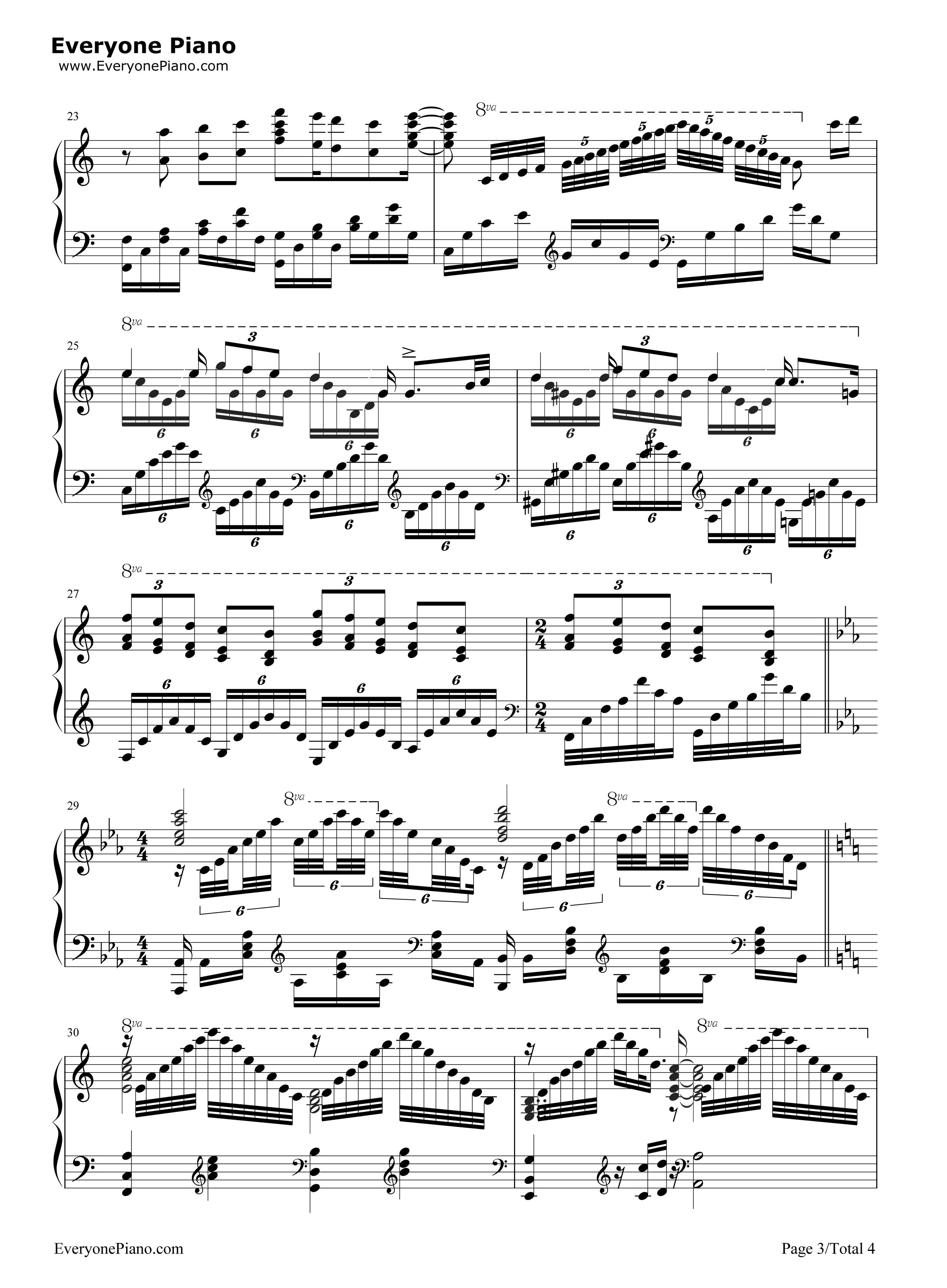 Brave_Heart钢琴谱_宫崎歩