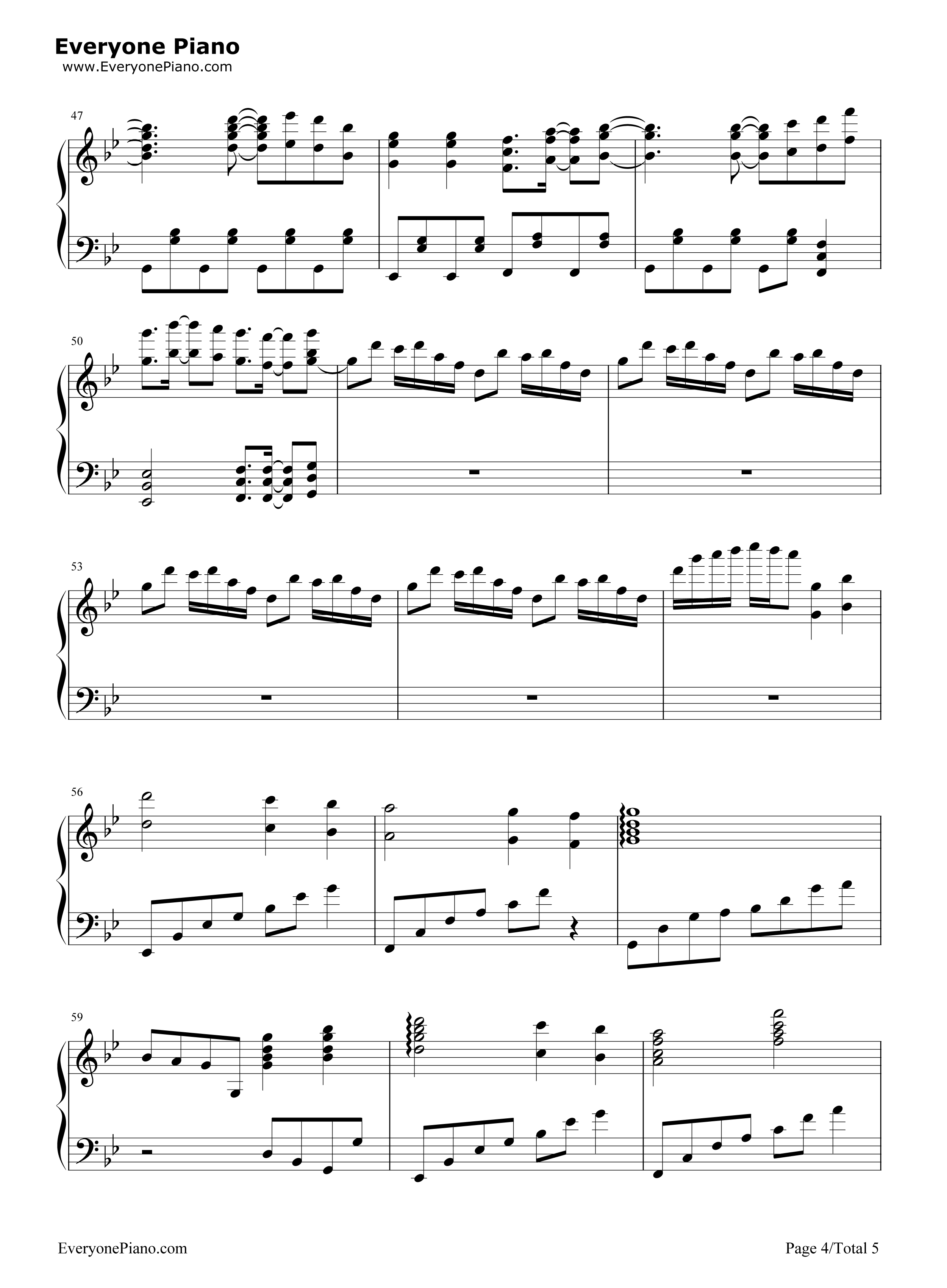 紅楼_～_Eastern_Dream钢琴谱_东方Project