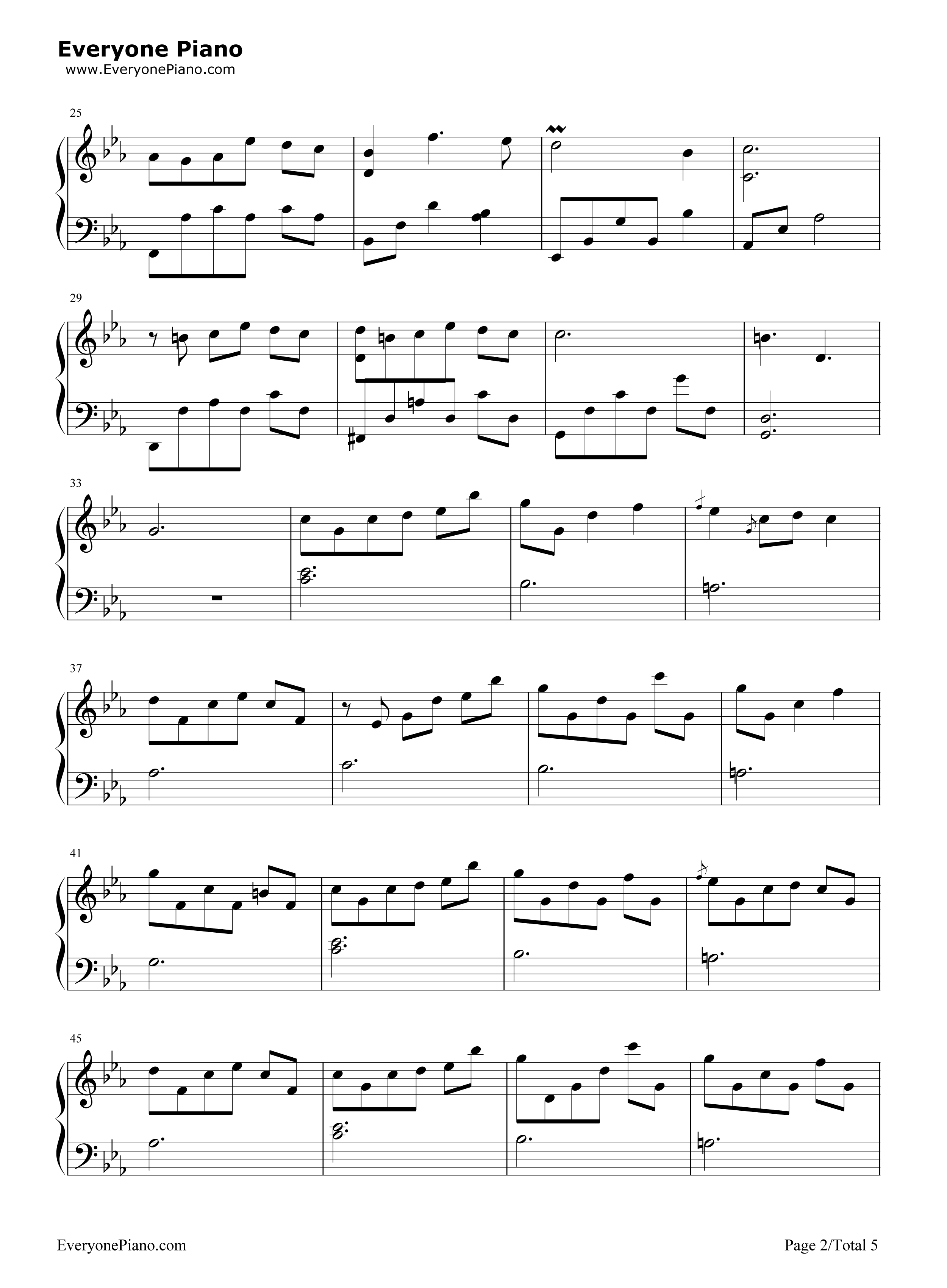 My_Heart_Is_Crying钢琴谱_Stairway_Games