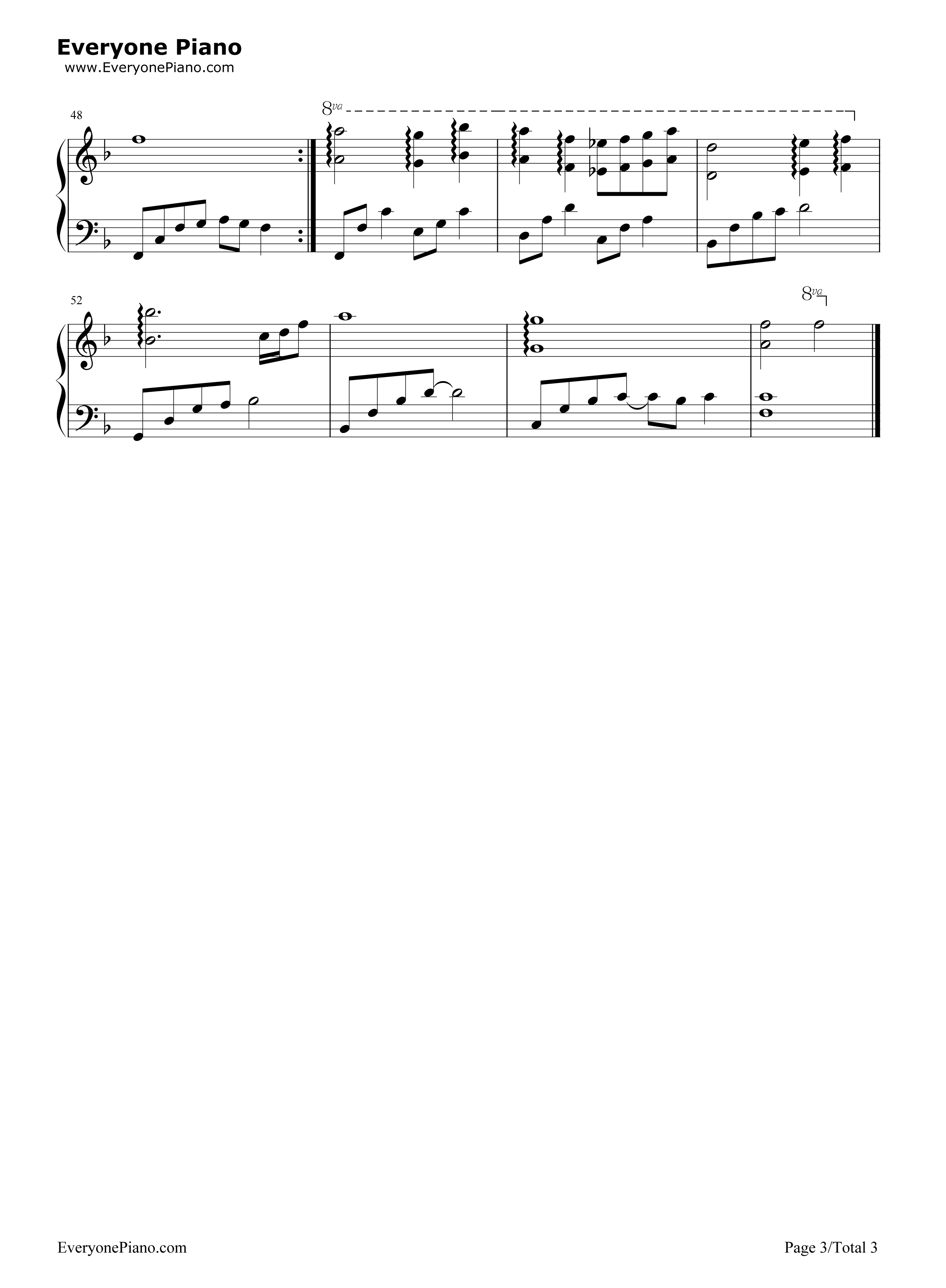 那些年简单版钢琴谱_胡夏