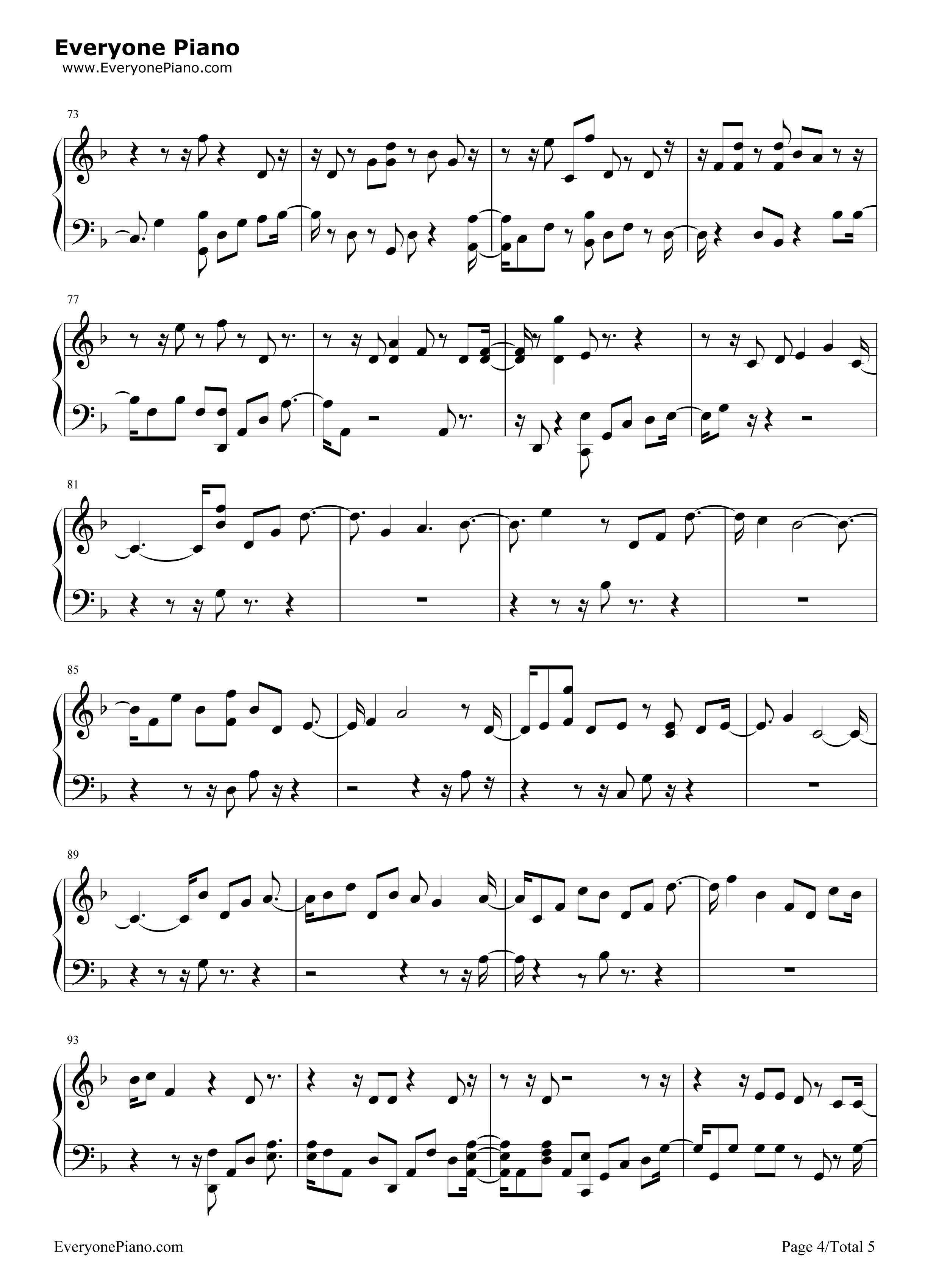 For_You钢琴谱_Liam_Payne_Rita_Ora