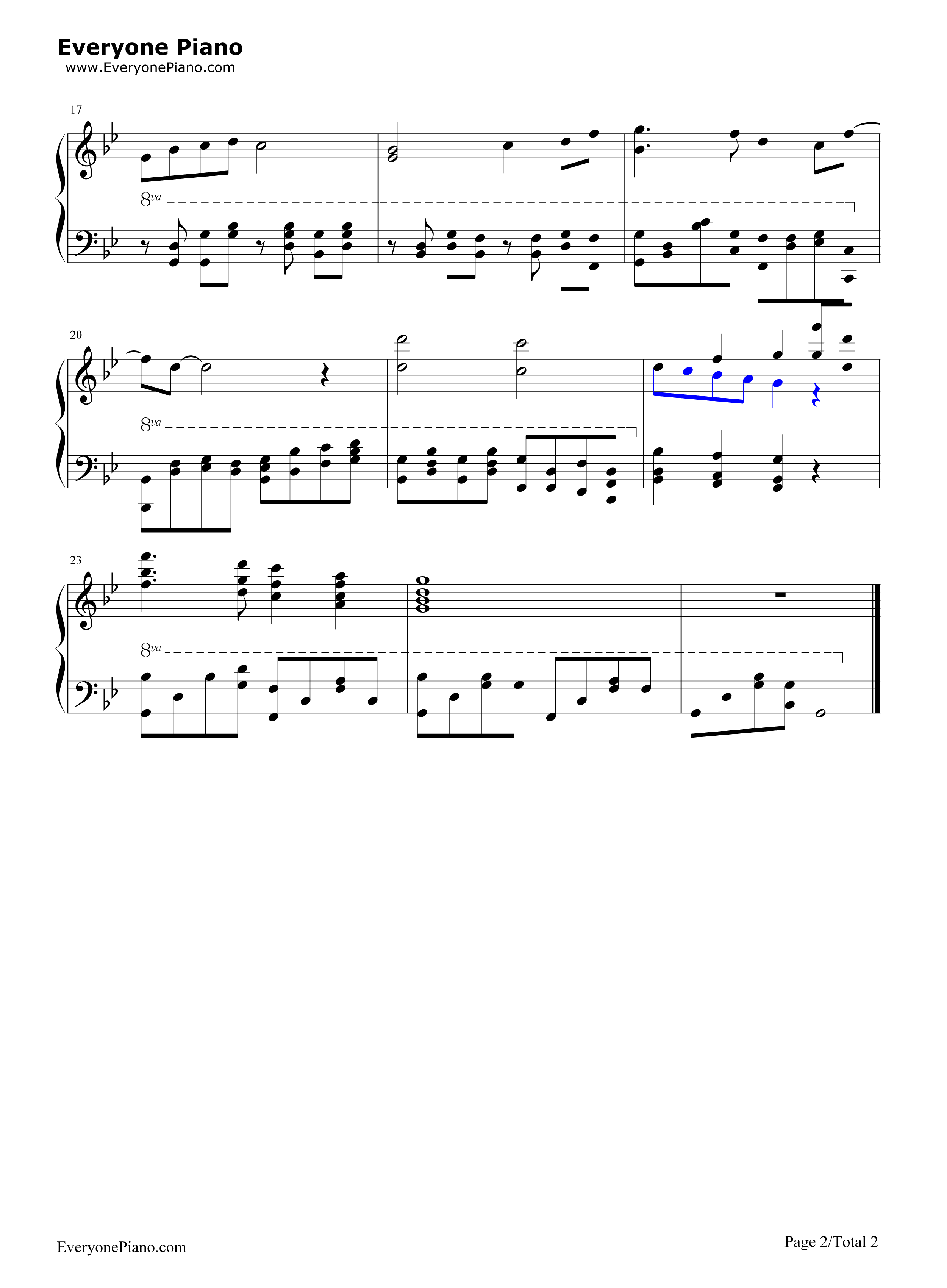 枫林钢琴谱_西山居