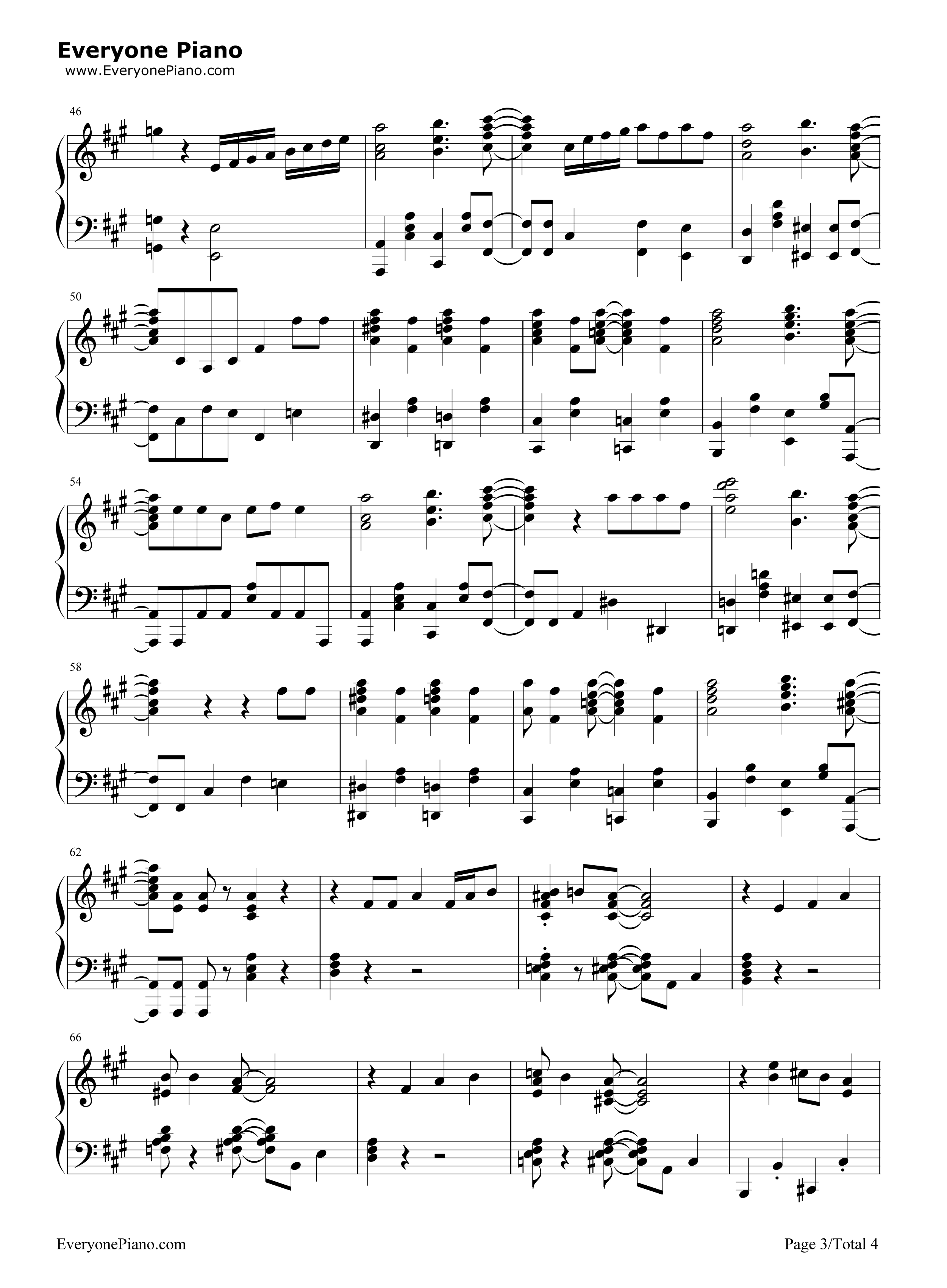 SHINY_DAYS钢琴谱_亚咲花