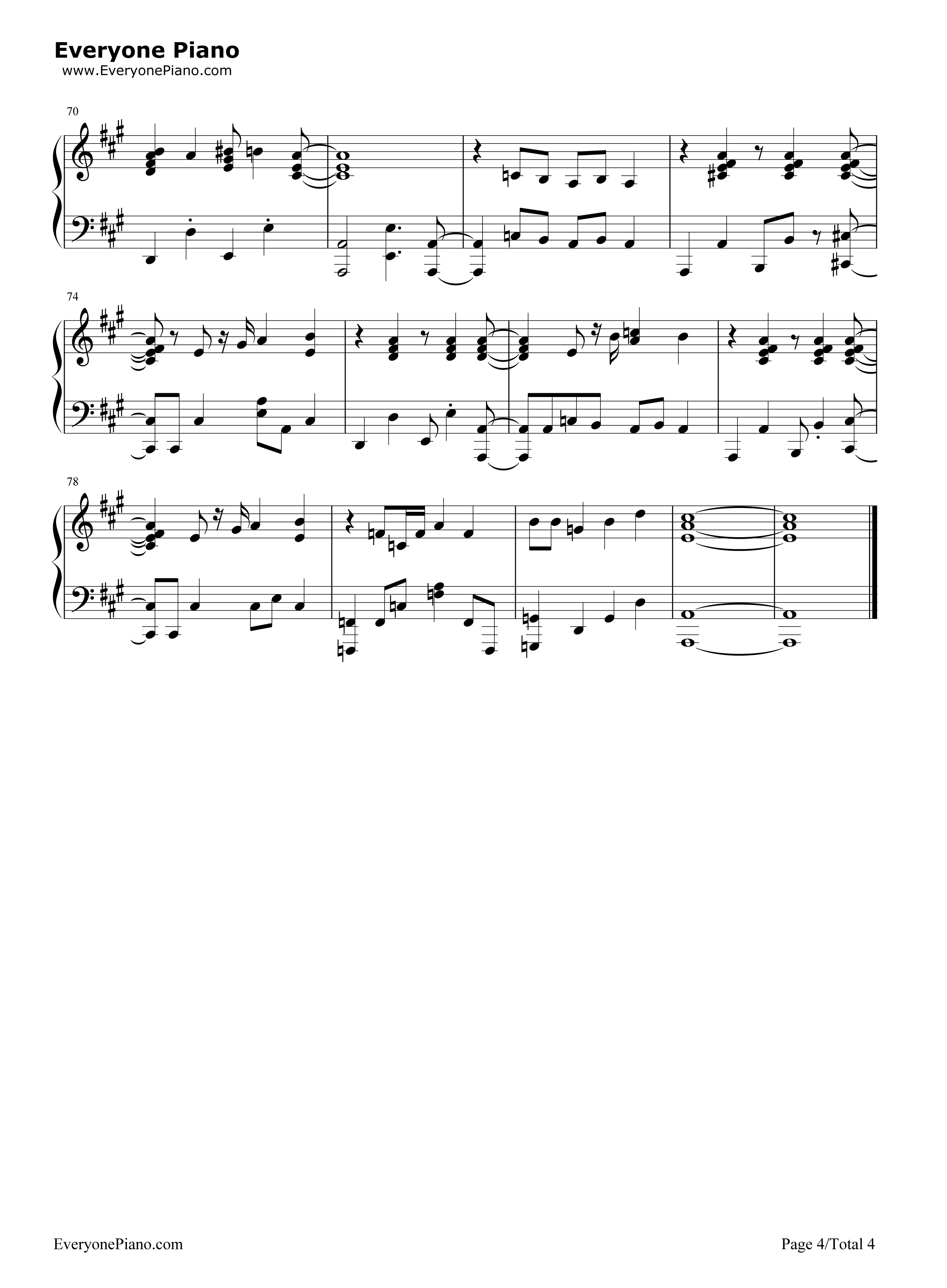 SHINY_DAYS钢琴谱_亚咲花