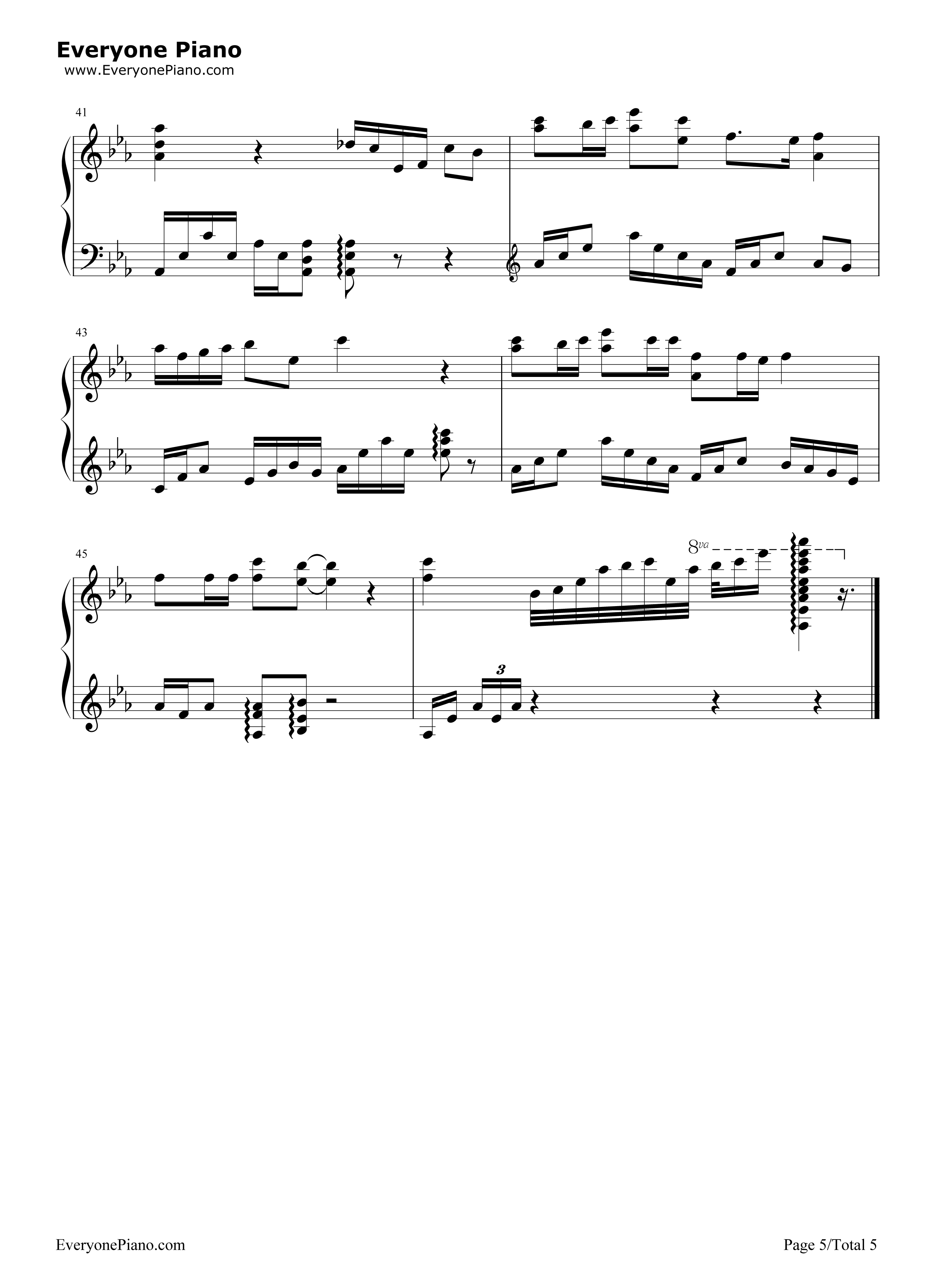 雾中列车钢琴谱_李健_王俊凯