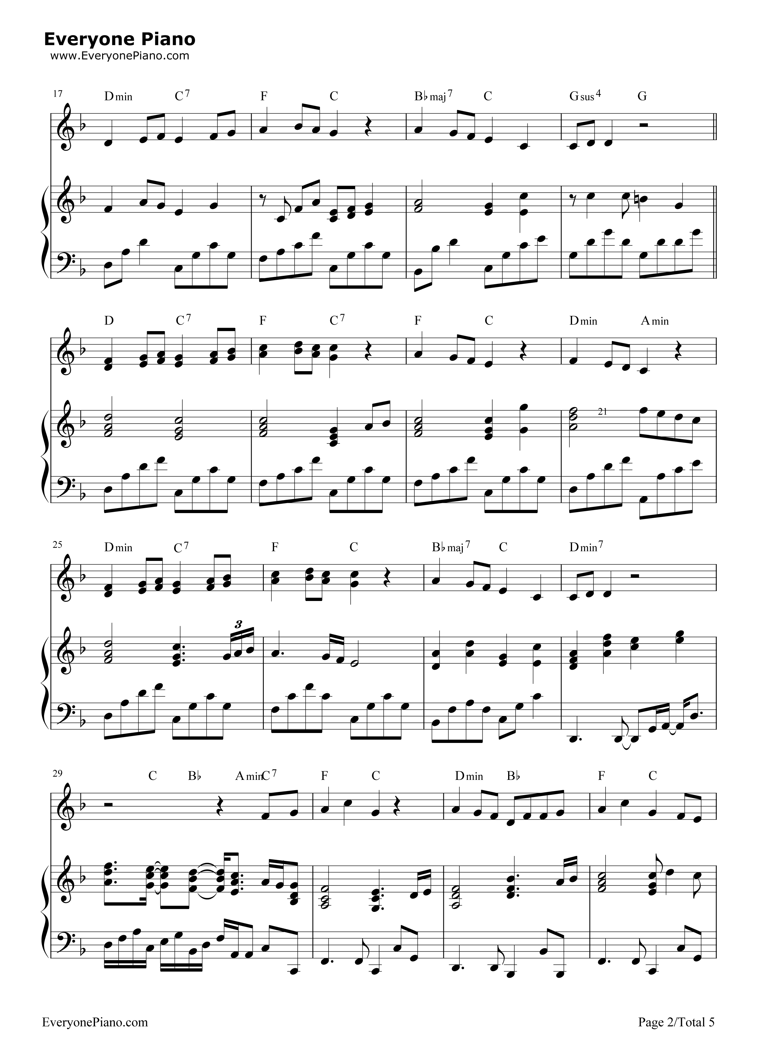 素敌だね钢琴谱_中野律纪（RIKKI）