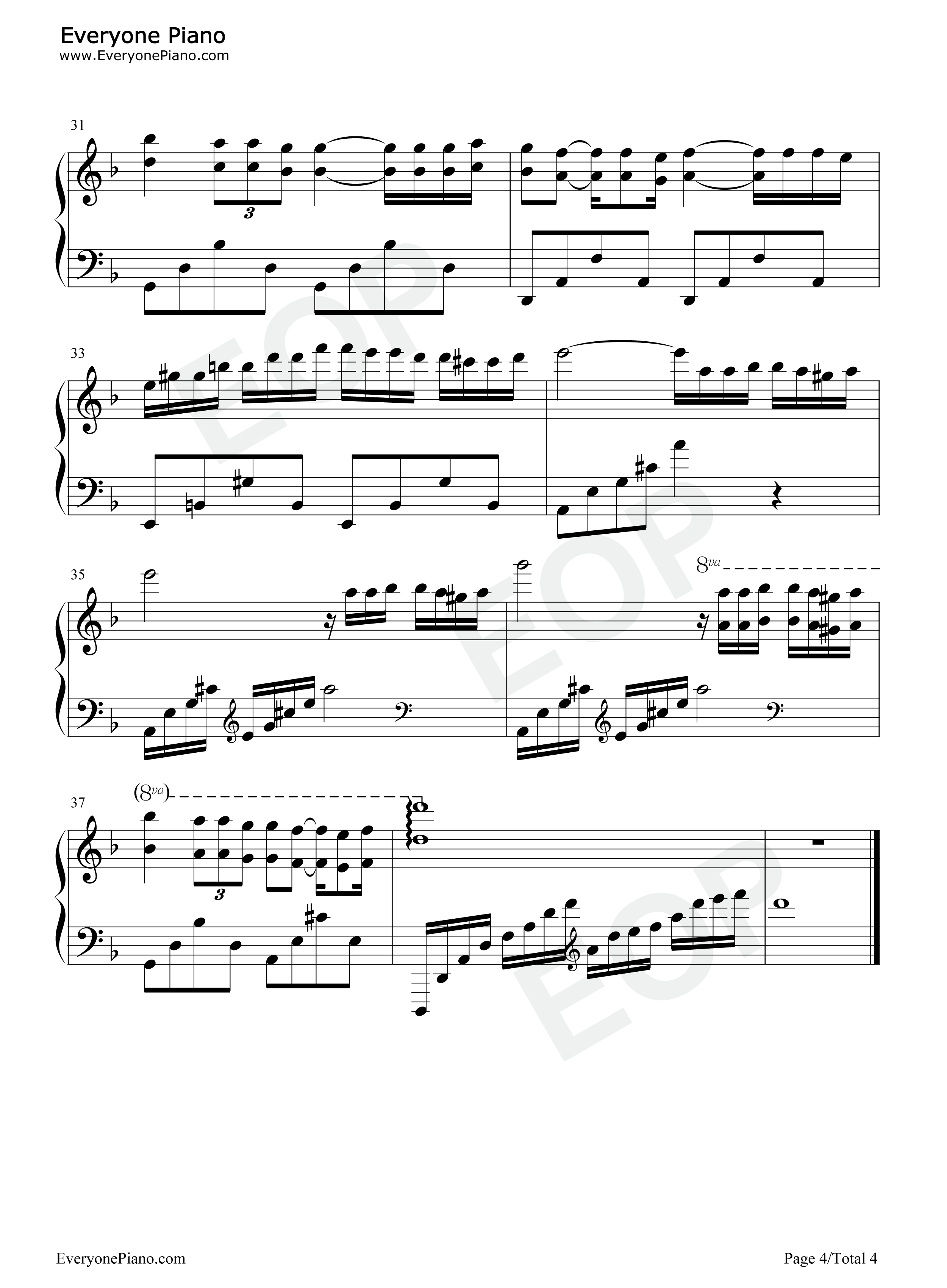 柔如彩虹钢琴谱_理查德.克莱德曼__Richard_Clayderman