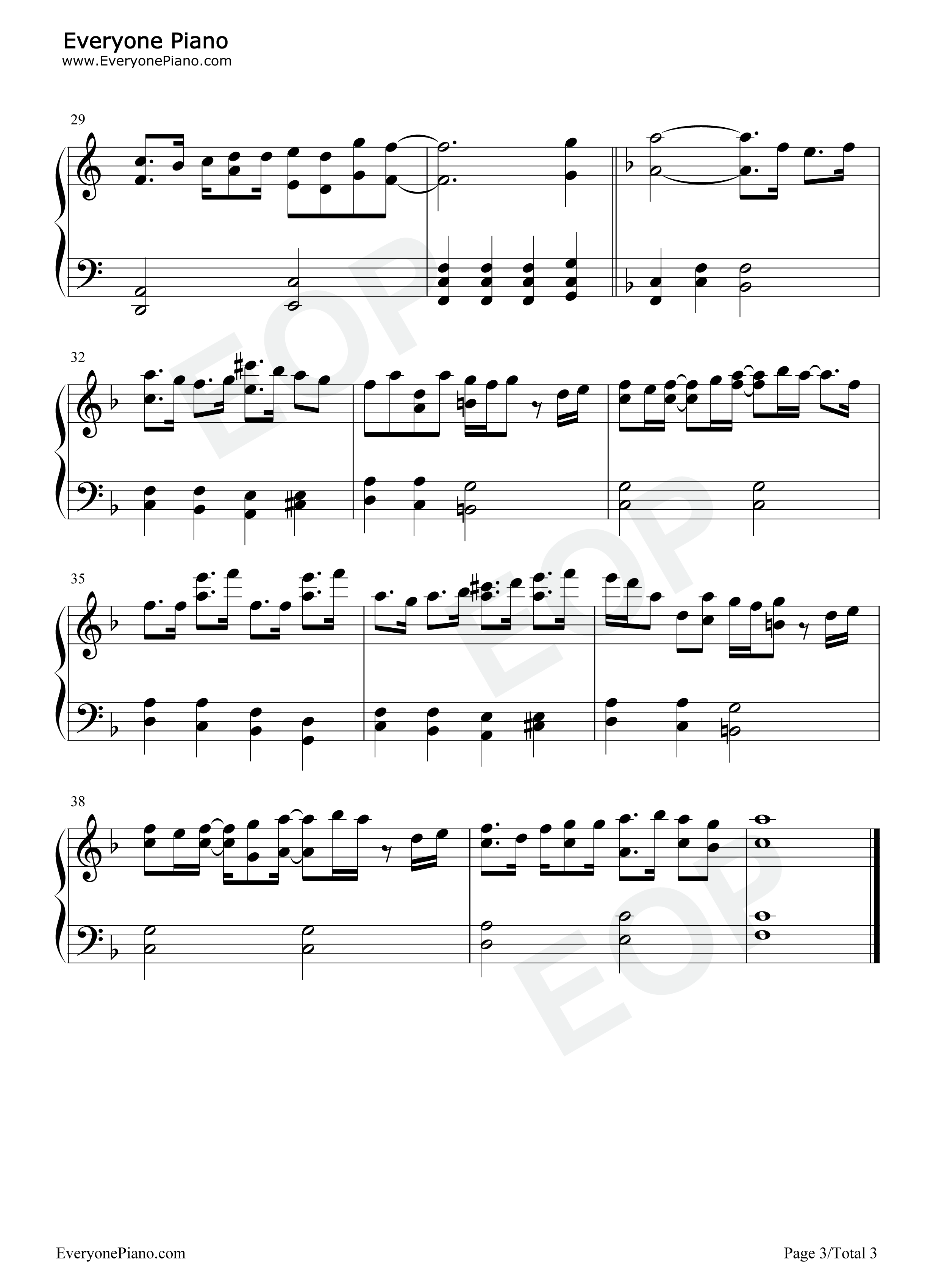 カメレオン钢琴谱_King_Gnu