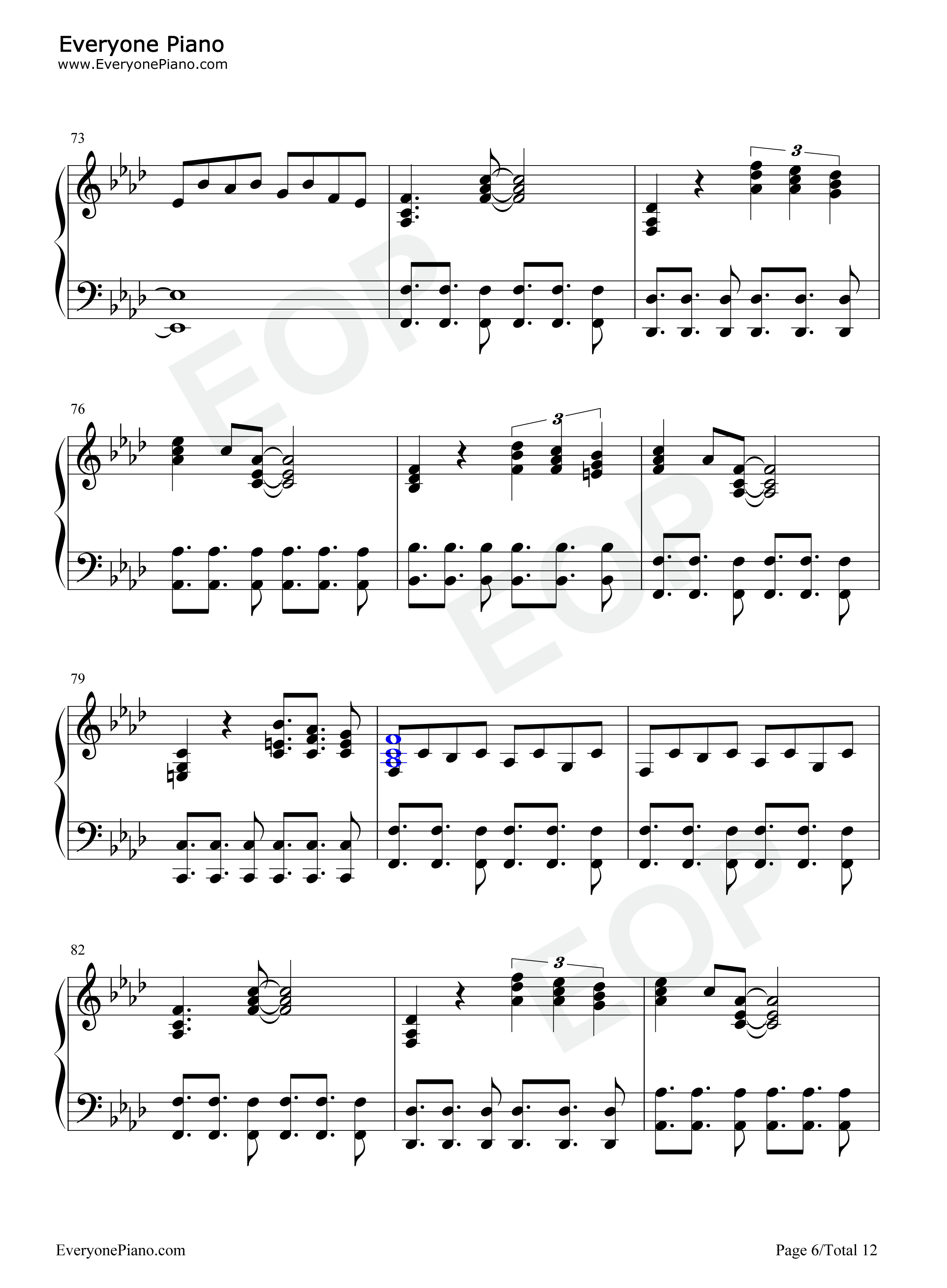 Moskau钢琴谱_Dschinghis_Khan