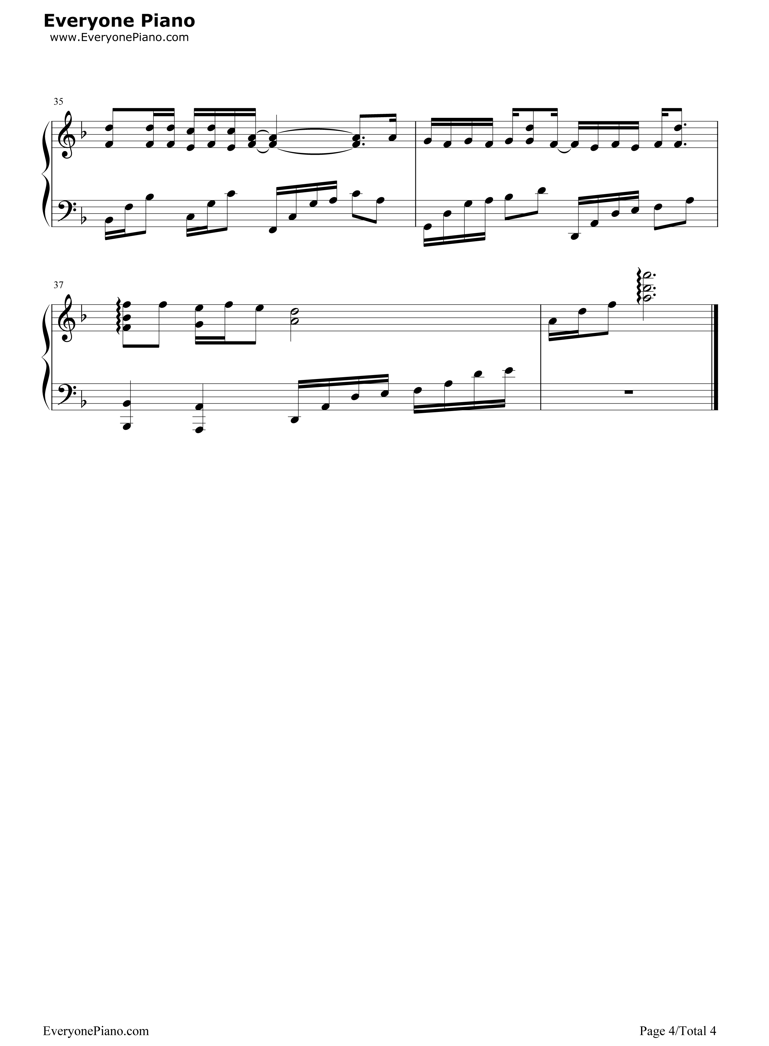 漂洋过海来看你钢琴谱_朱亚文__王丽坤