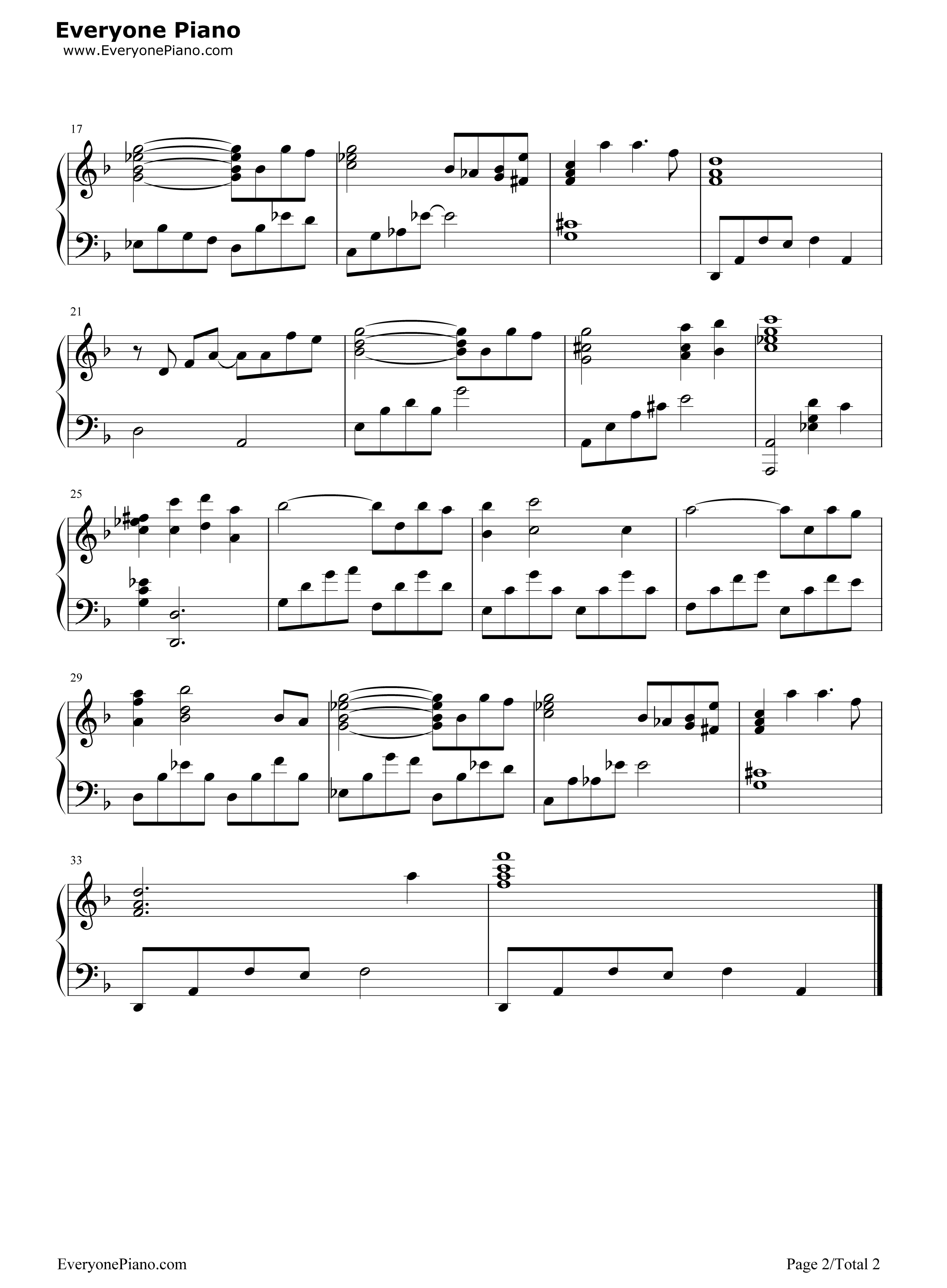 The_Lonely_Man_Theme钢琴谱_Joe_Harnell