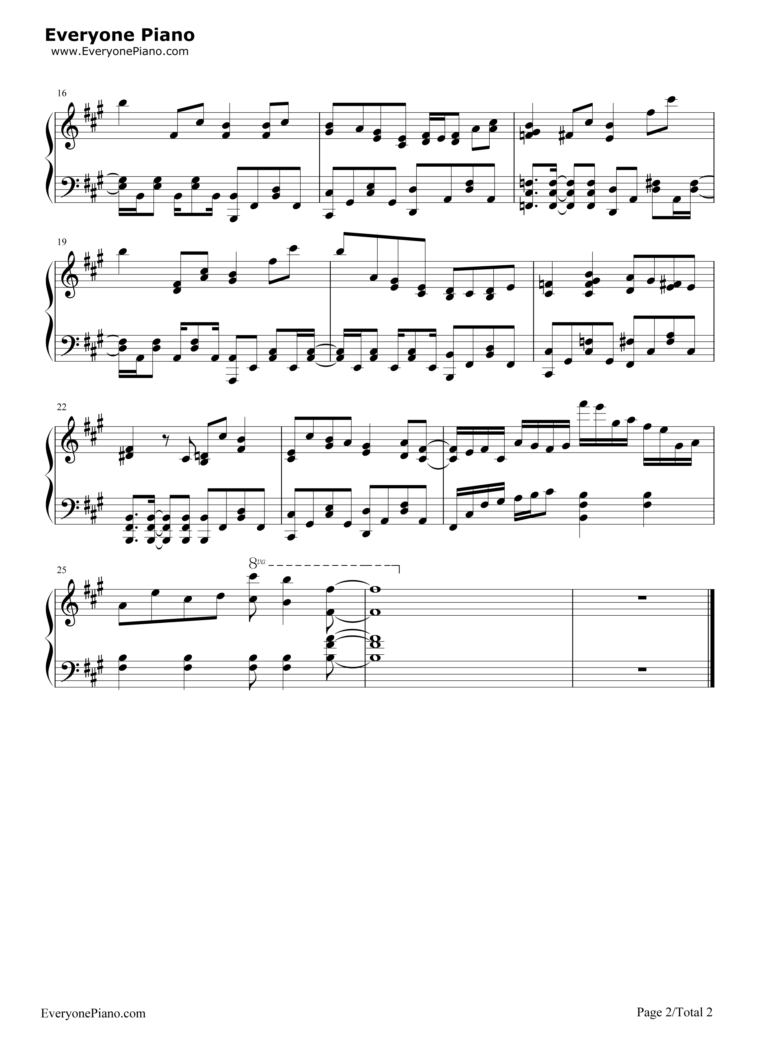 雪に咲く花钢琴谱_花泽香菜