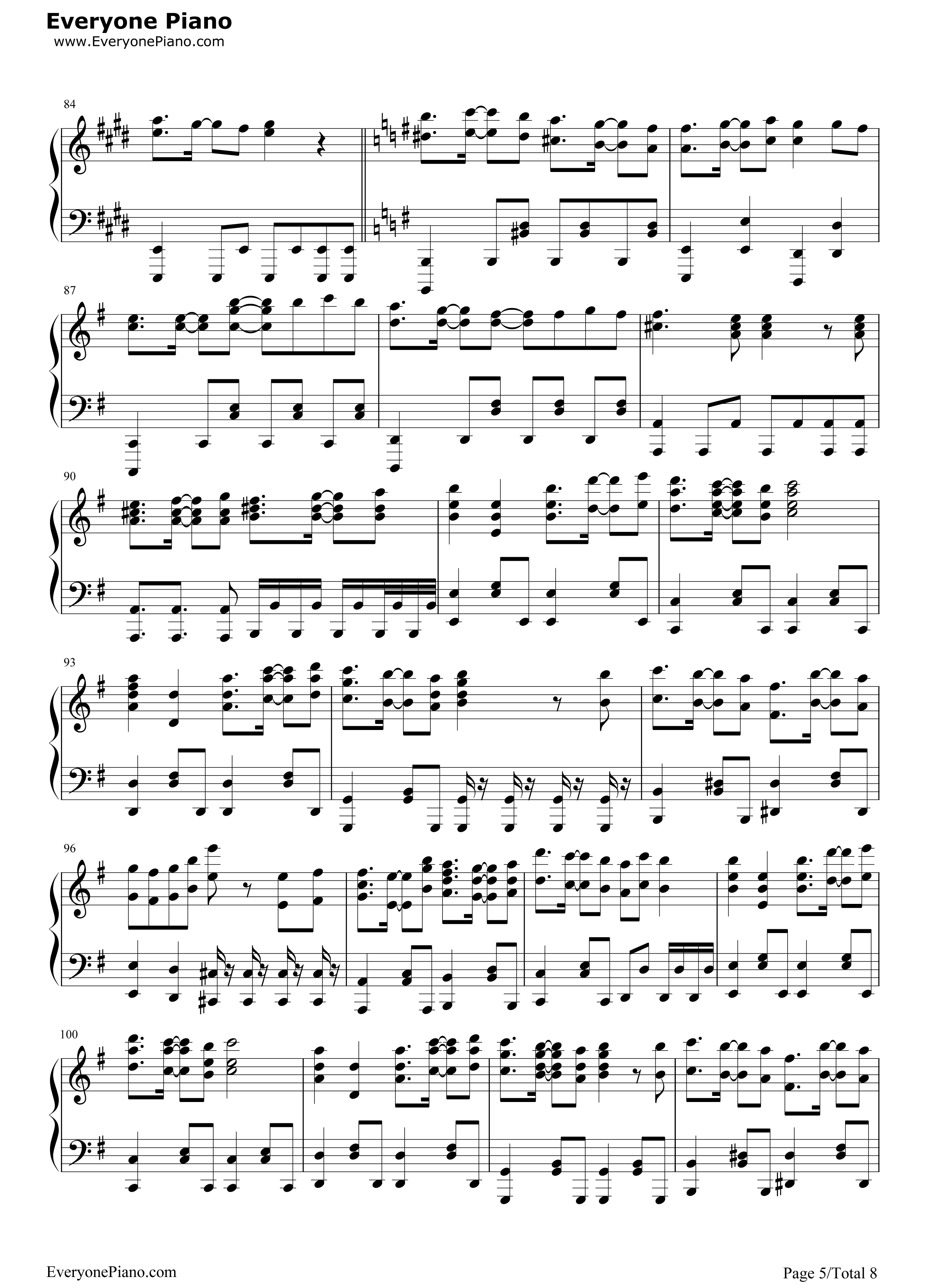 Clockwork_Planet钢琴谱_fripSide