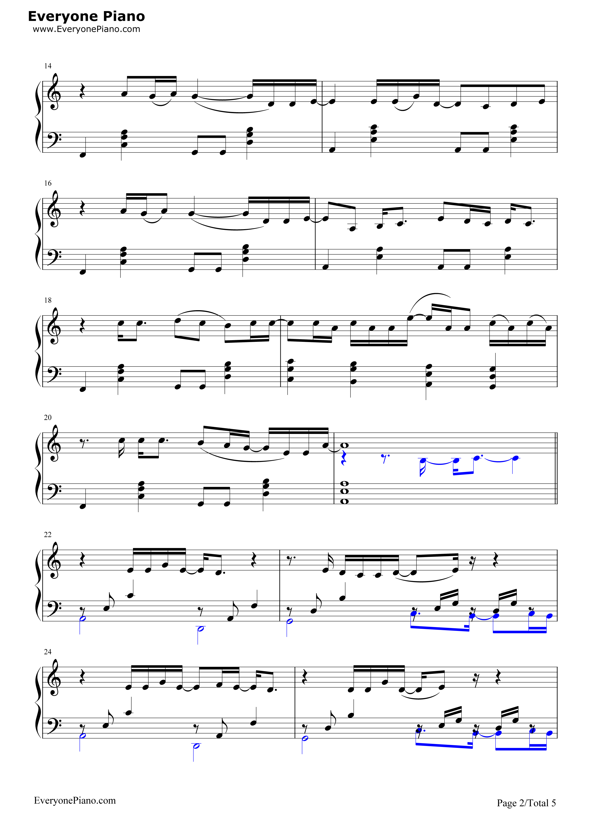 Don't_cry钢琴谱_Guns_N'_Roses