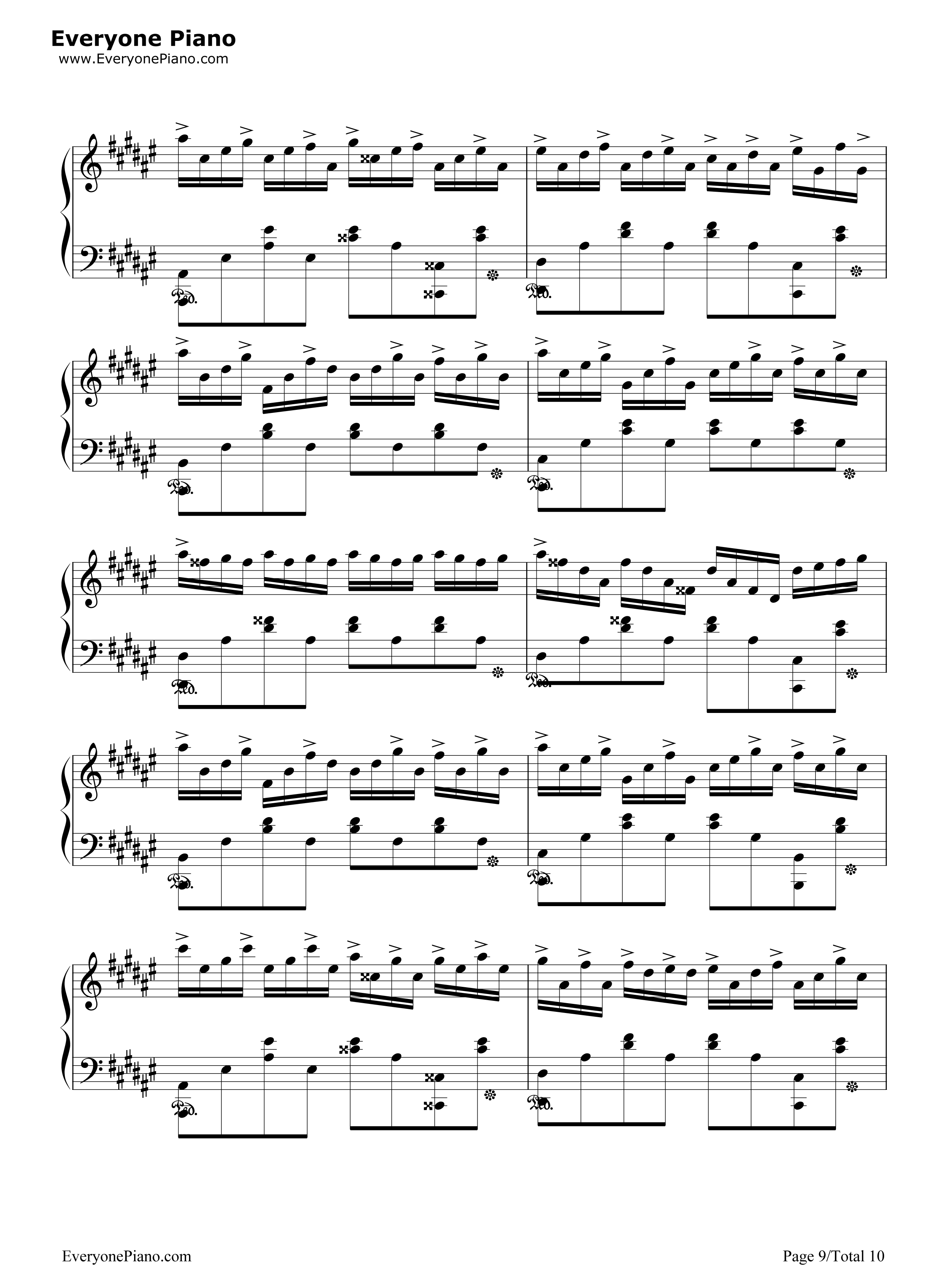 God_knows...钢琴谱_平野绫