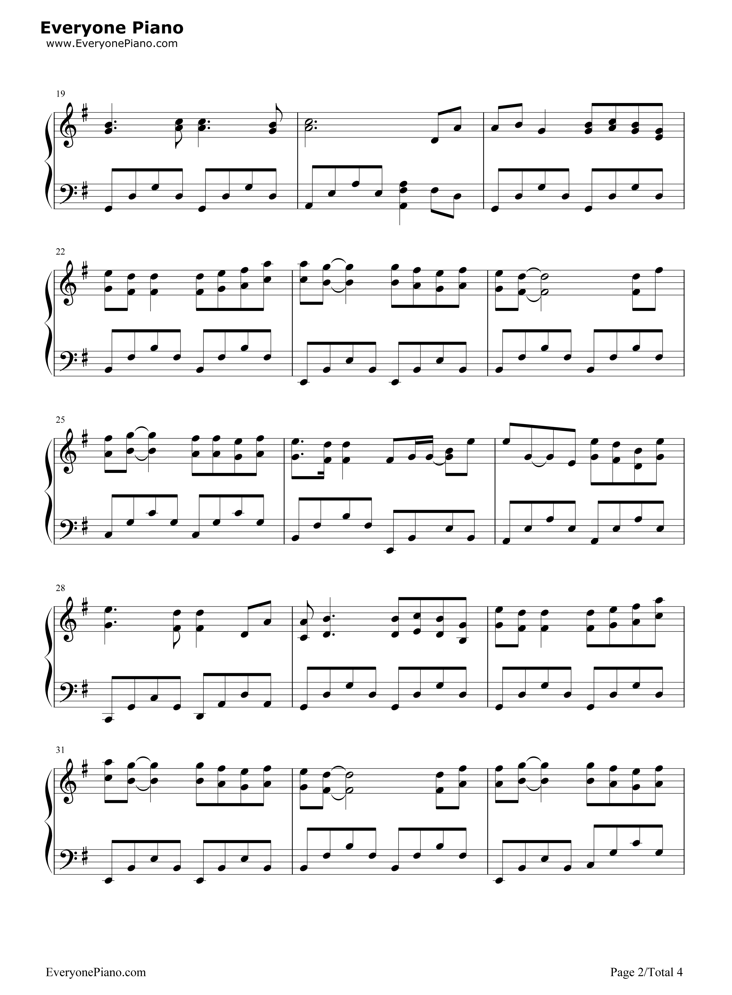 珊瑚海钢琴谱_周杰伦__梁心颐