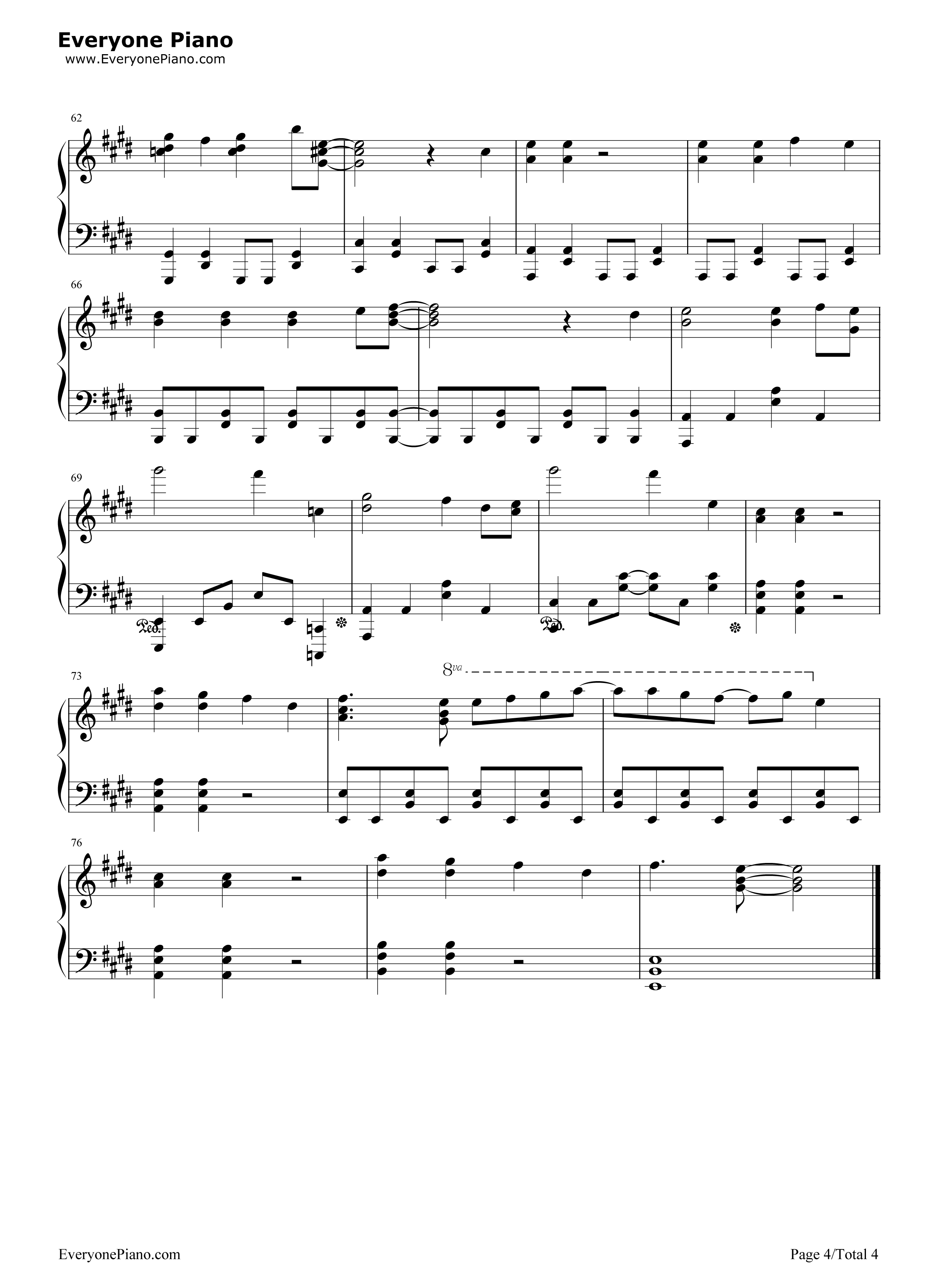 成るがまま騒ぐまま钢琴谱_milktub