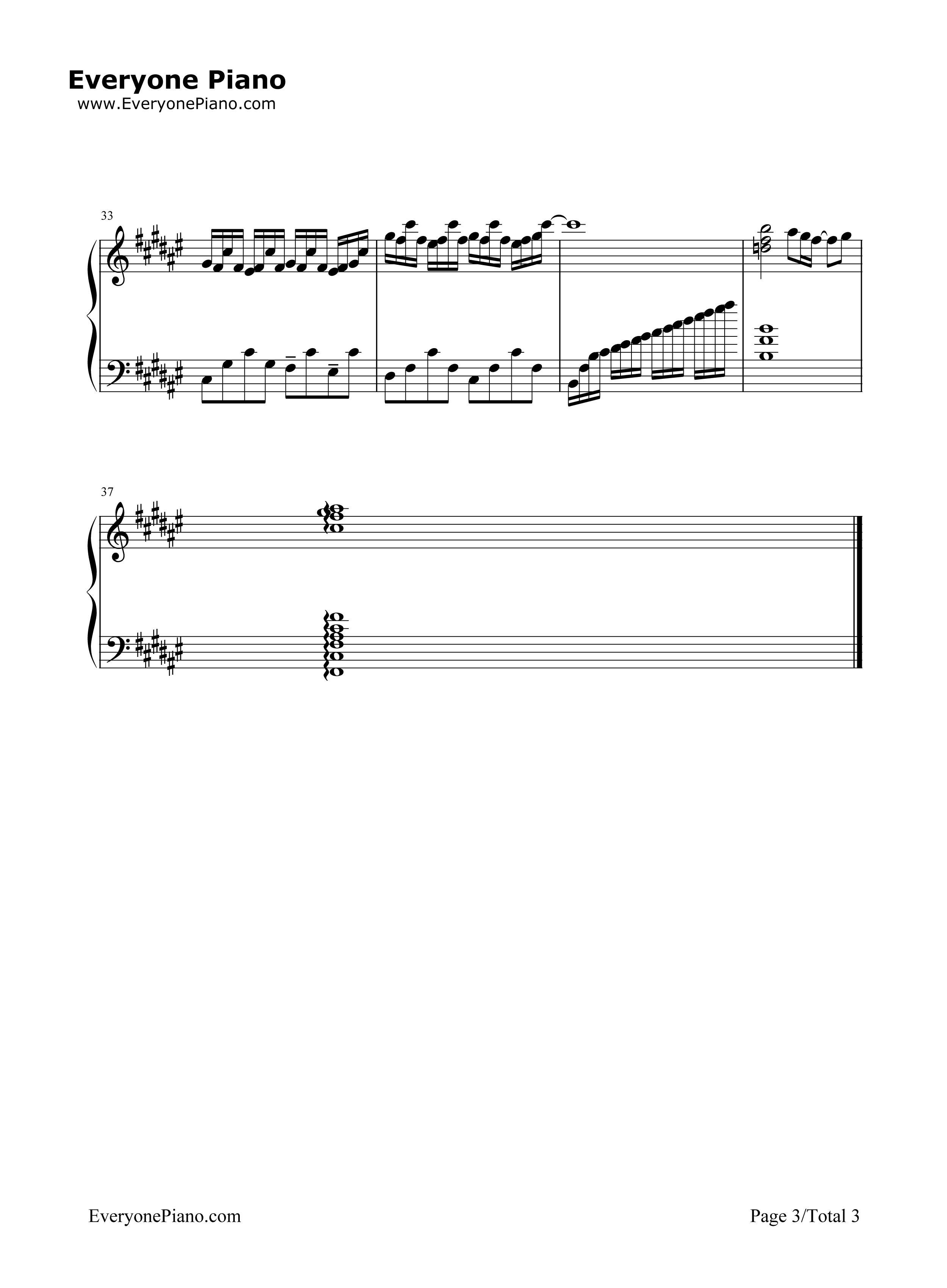 温柔的理由钢琴谱_ChouCho__ちょうちょ