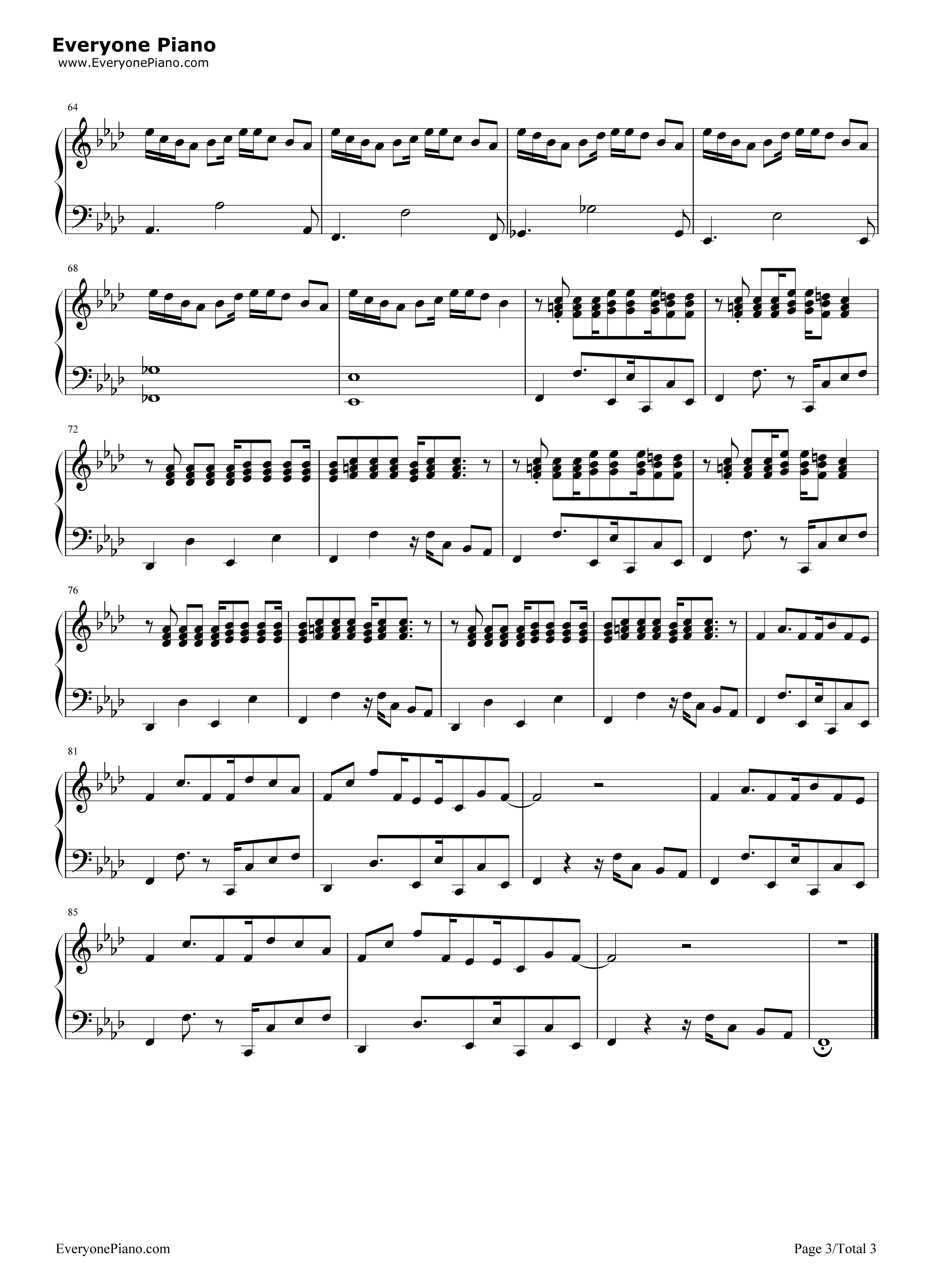 Axel_F钢琴谱_Harold_Faltermeyer