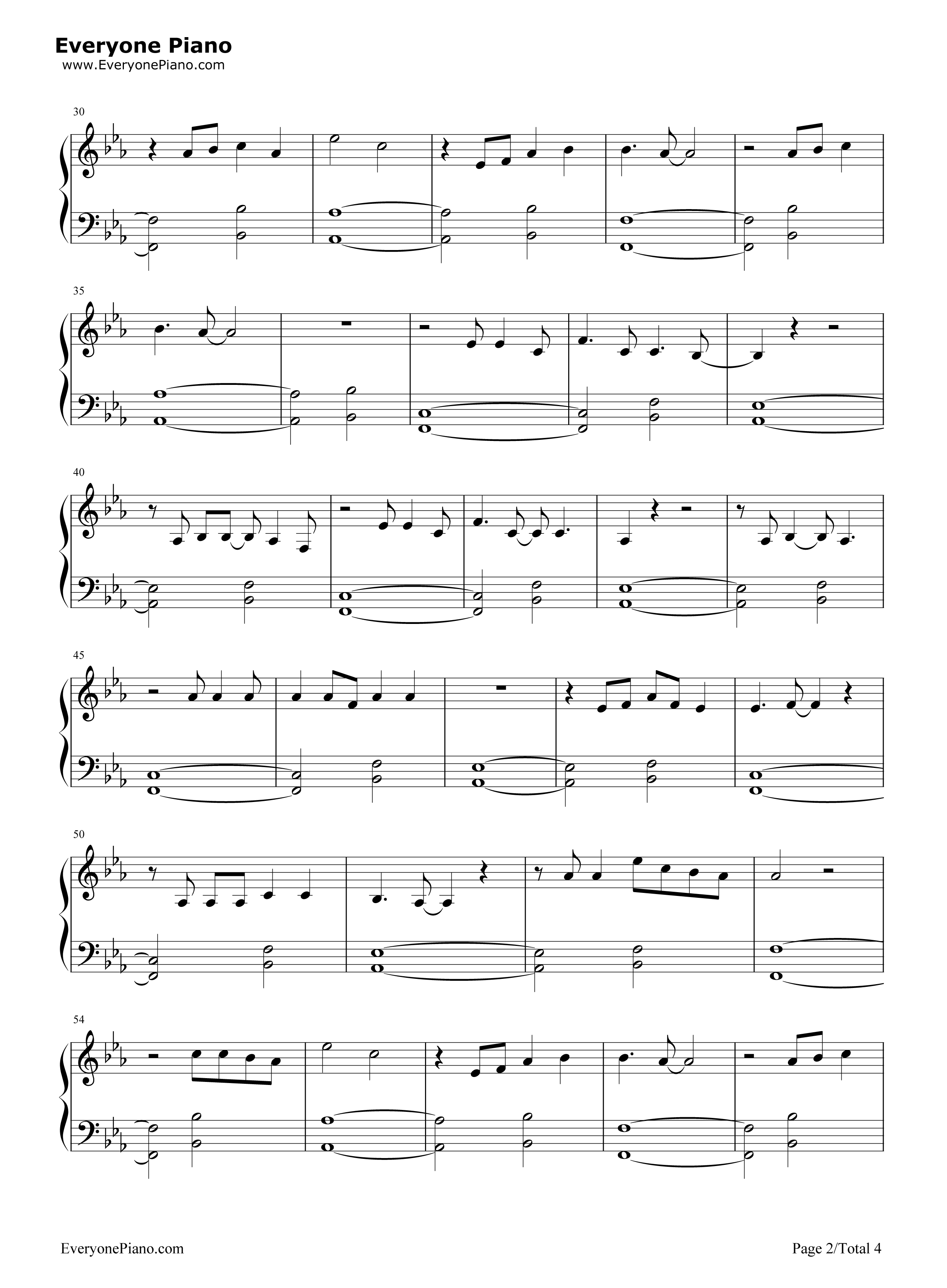 Torches钢琴谱_张杰